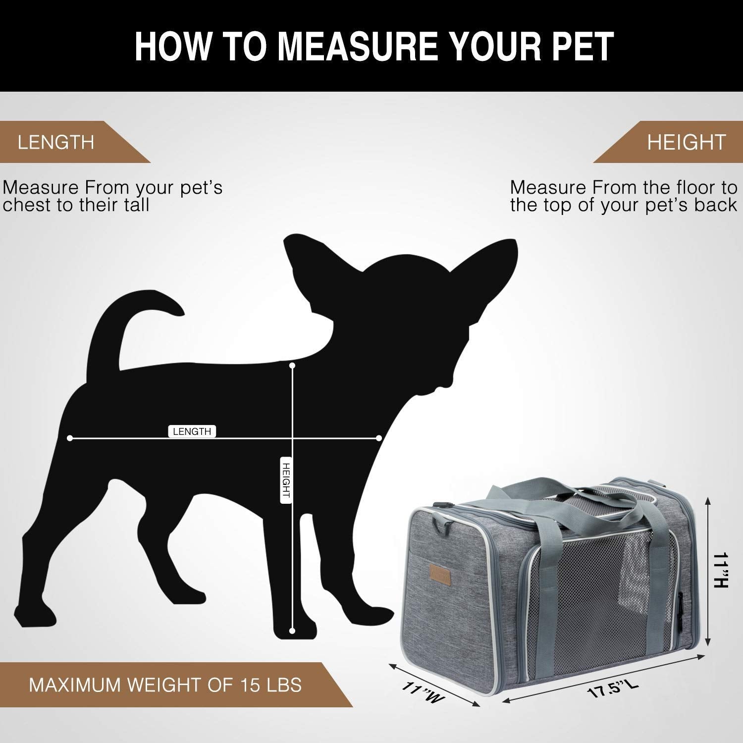 Akinerri Airline Approved Pet Carriers,Soft Sided Collapsible Pet Travel Carrier For Puppy And Cats, Cats Carrier, Pet Carriers