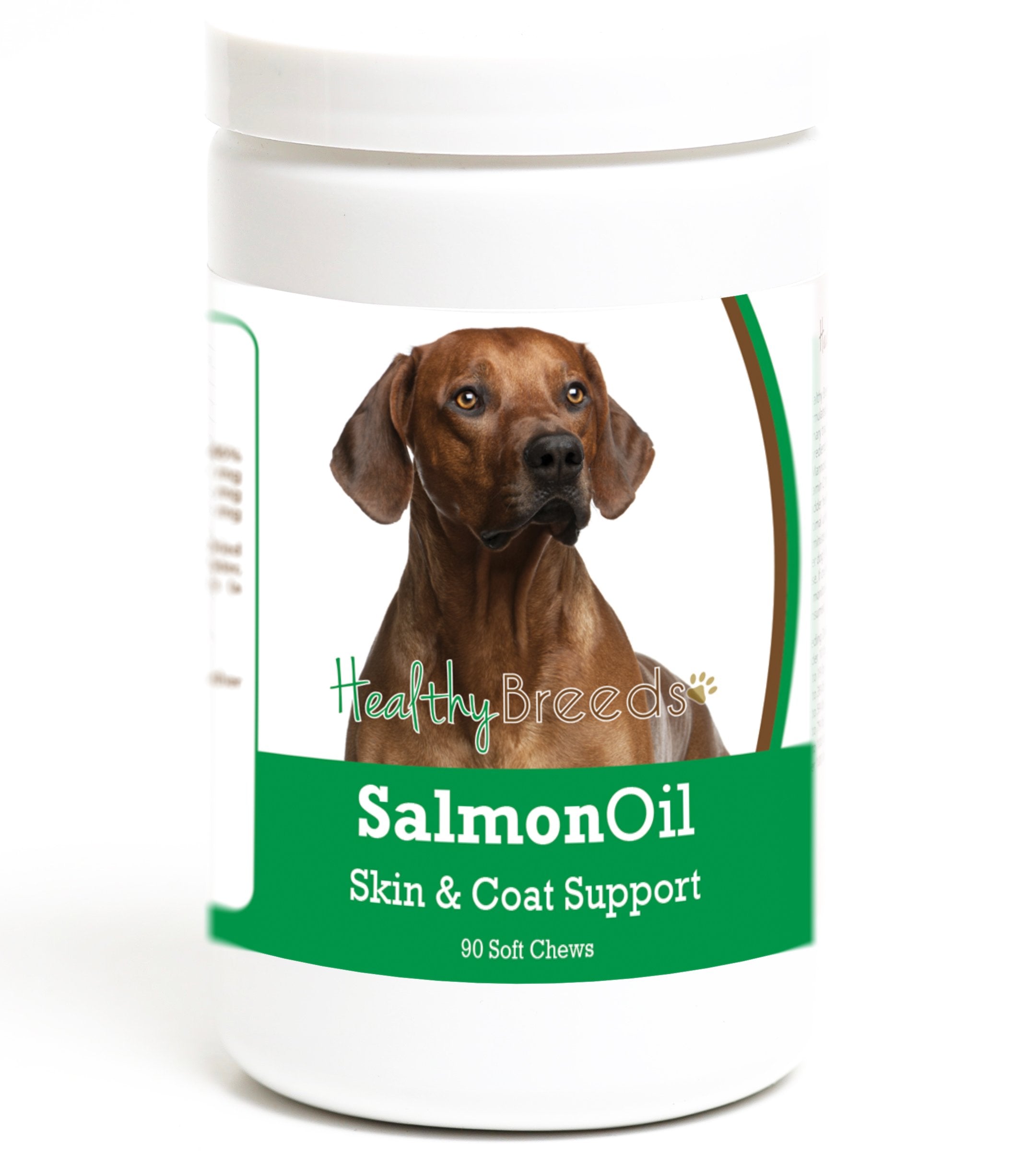 Healthy Breeds Rhodesian Ridgeback Salmon Oil Soft Chews - Essential Omega Supplement to Help Support Your Dogs' Heart, Joints, 