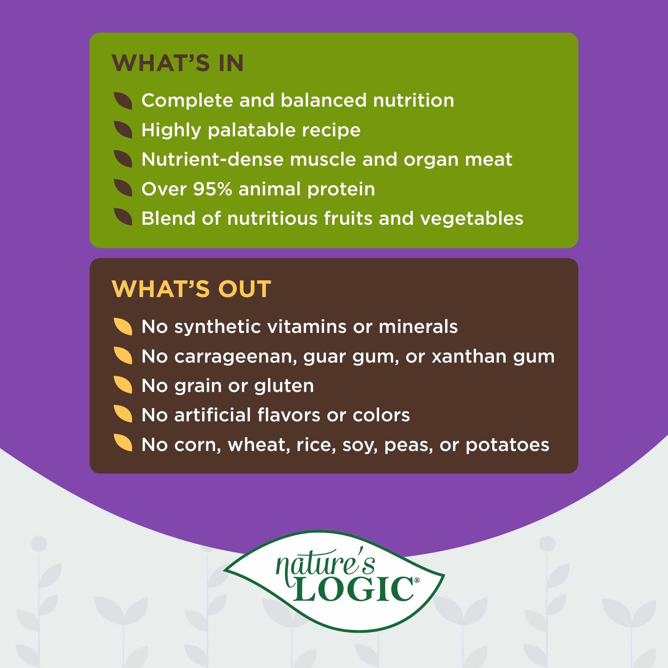 Natures Logic NL00180 Grain-Free Rabbit Feast Wet Dog Food, One Size