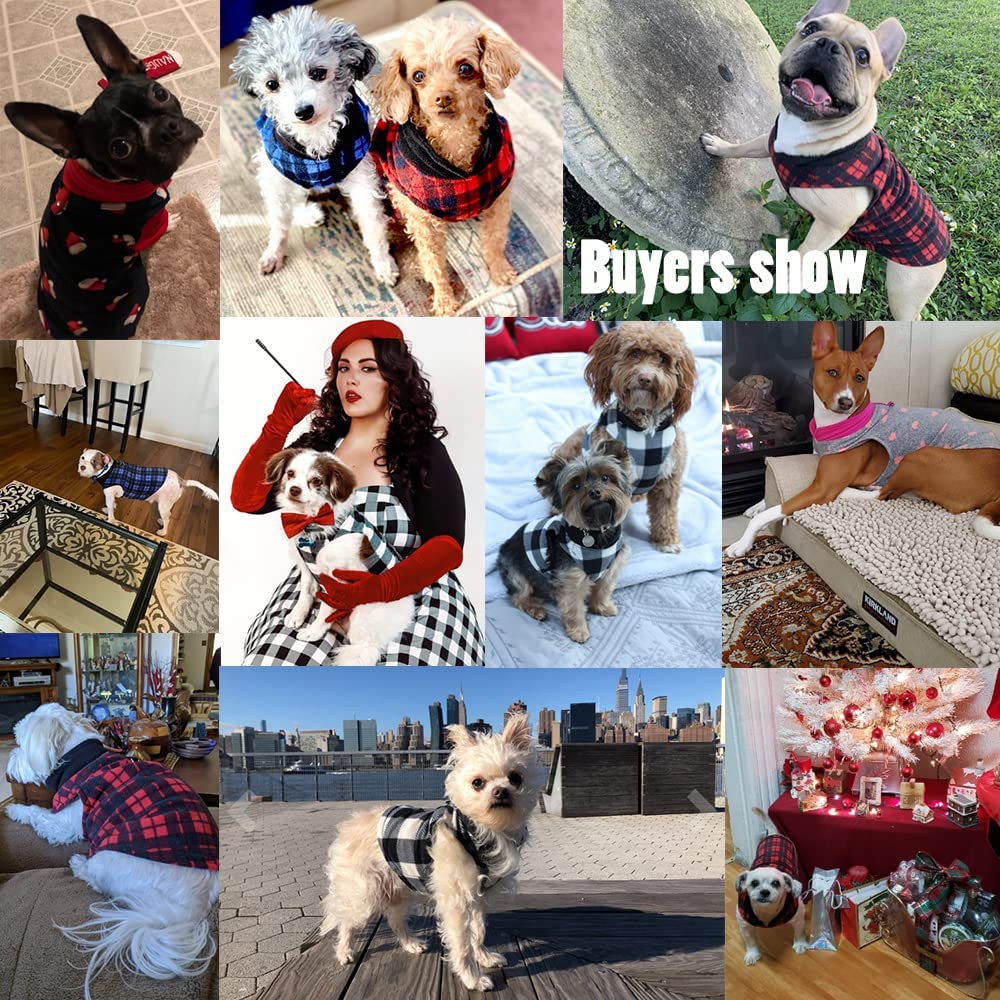 Pixriy Dog Sweater, Soft Fleece Vest With Leash Ring Pullover Jacket Winter Pet Dog Clothes For Puppy Small Dogs Cats Teddy Chih