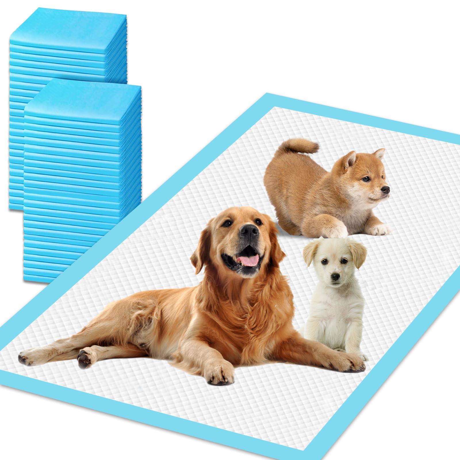 XXXXL Puppy Pee Pads for Dogs 31x55 40 Count, Extra Large Dog Pee Pads, Leak-Proof & Super Absorbent Dog Pee Pads, Thicken Dispo