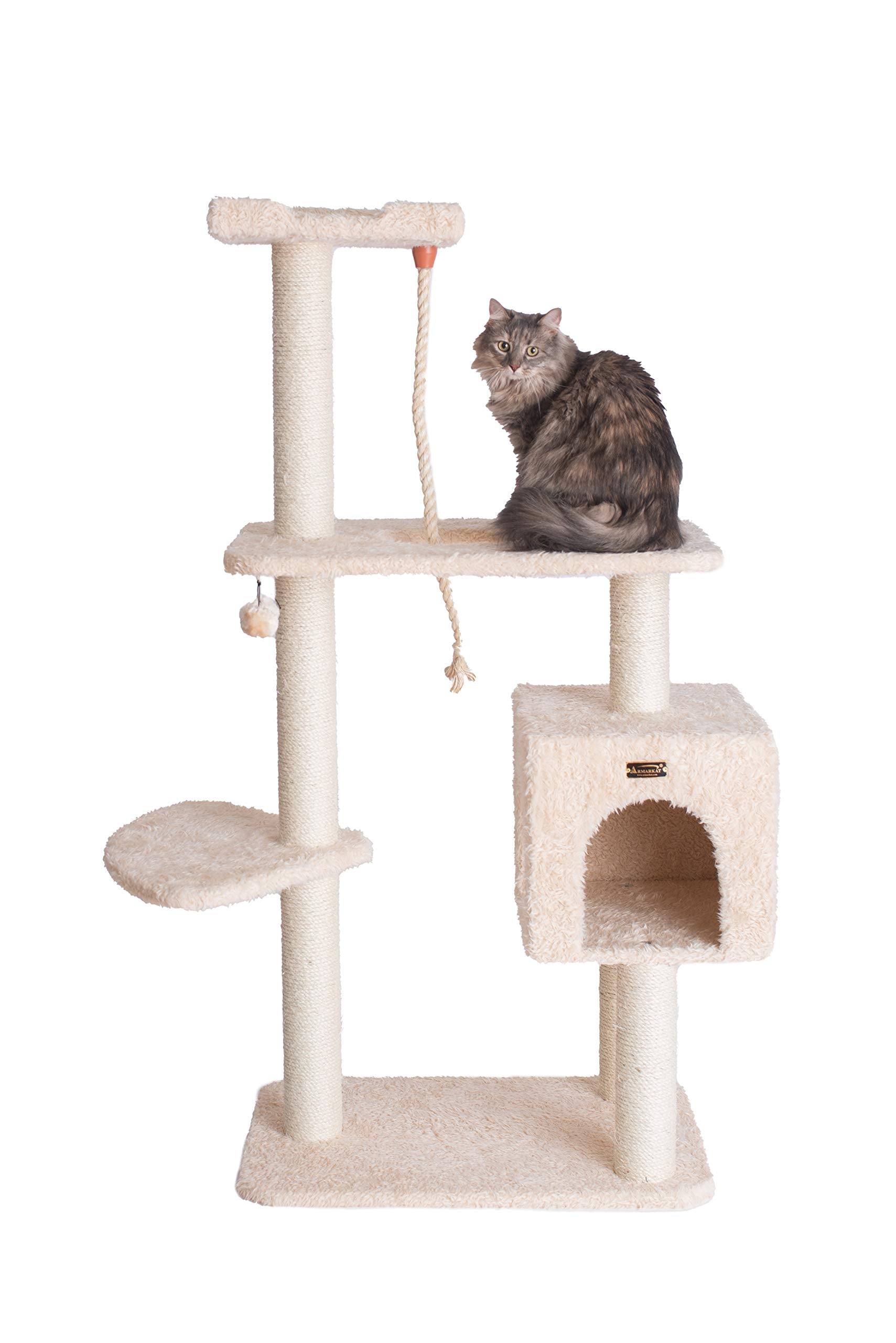 Armarkat A5708 Pet Cat Tree, Beige,Medium