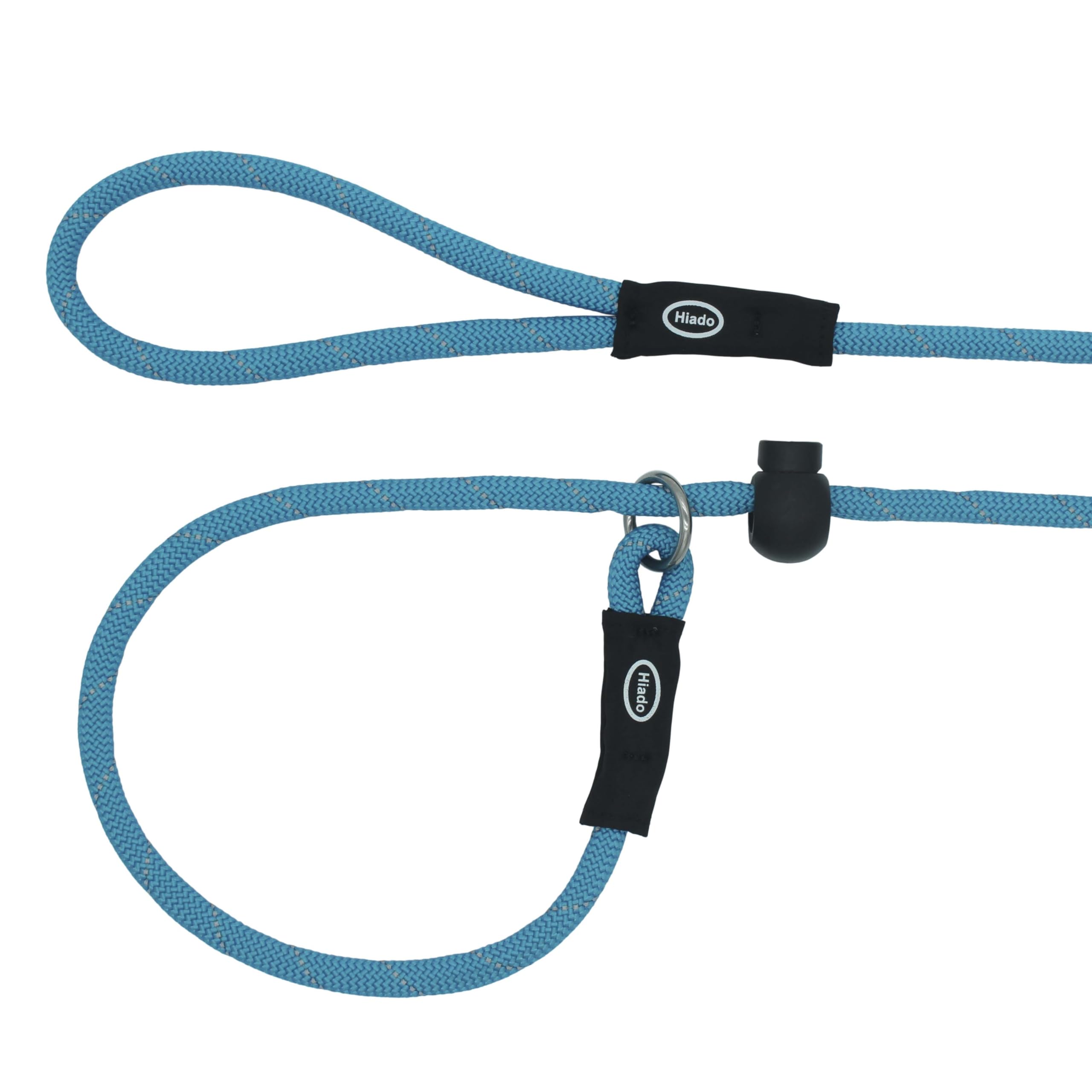 Hiado Slip Lead Dog Leash Reflective With Stopper Loop Rope Training No Pull For Small Medium Large Dogs 6Ft Skyblue