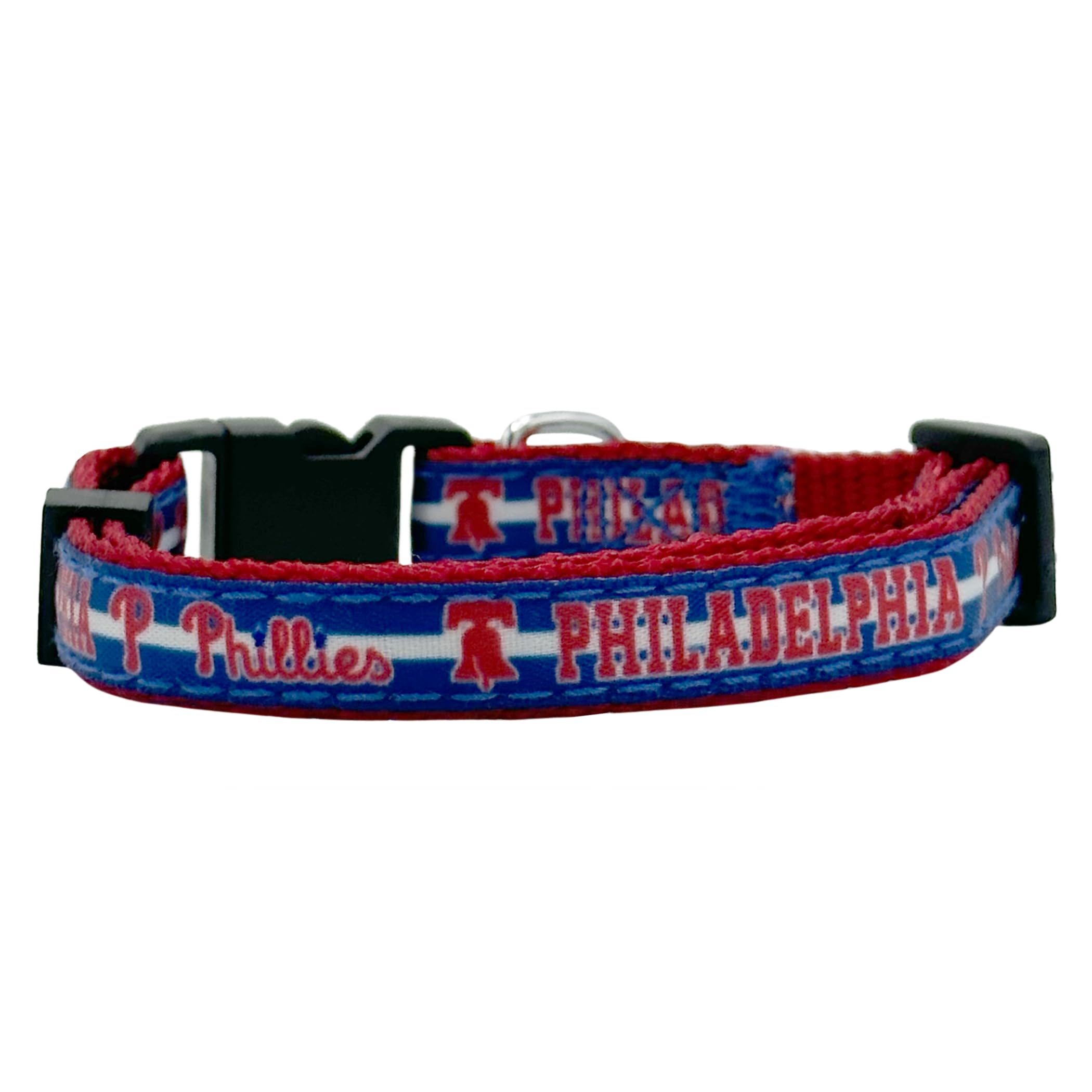 Mlb Cat Collar Philadelphia Phillies Satin Cat Collar Baseball Team Collar For Dogs & Cats. A Shiny & Colorful Cat Collar With R