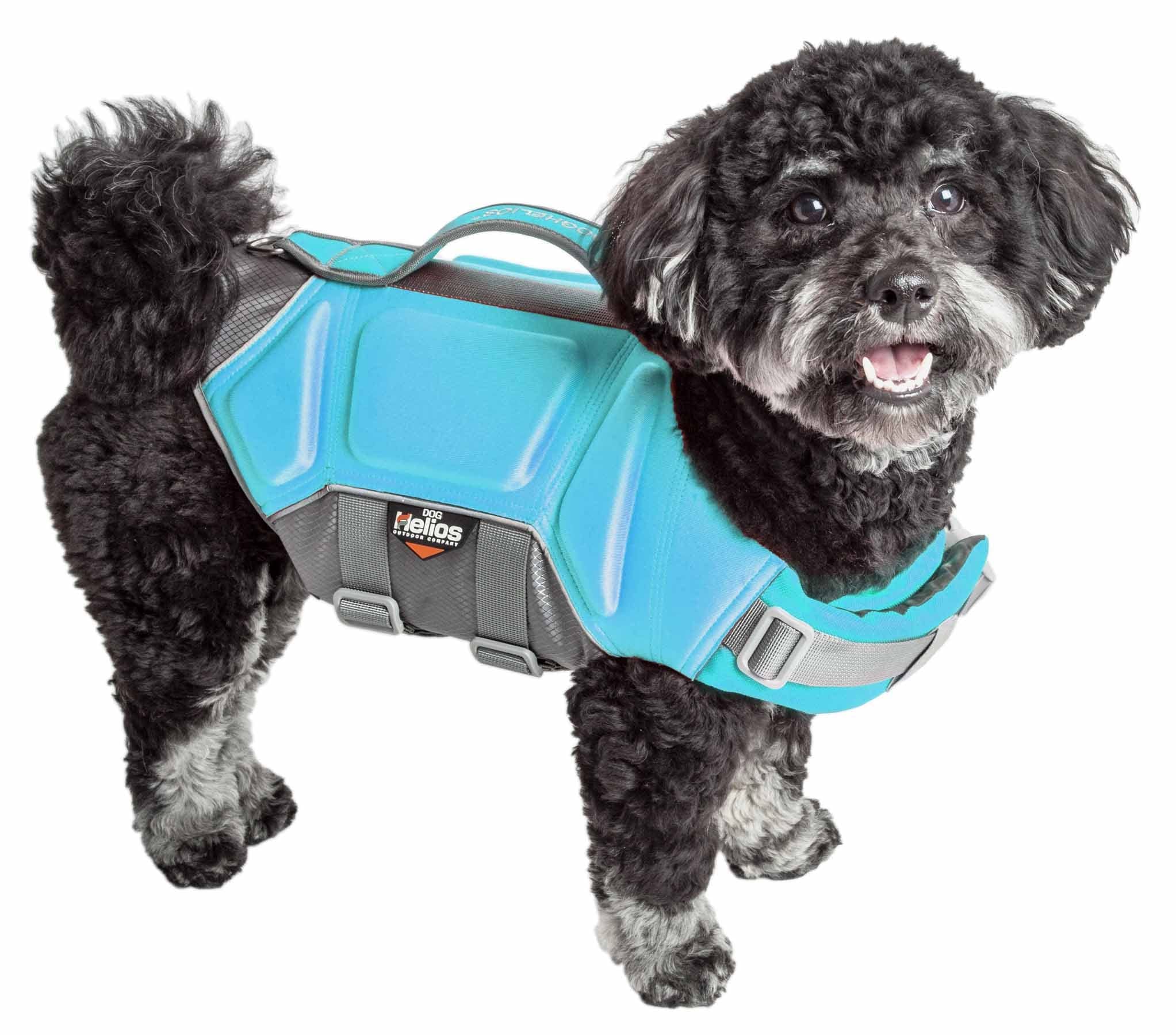Dog Helios  'Tidal Guard' Multi-Point Strategically-Stitched Waterproof Dog Life Jacket - Floating Safety Vest or Pet Life Jacke