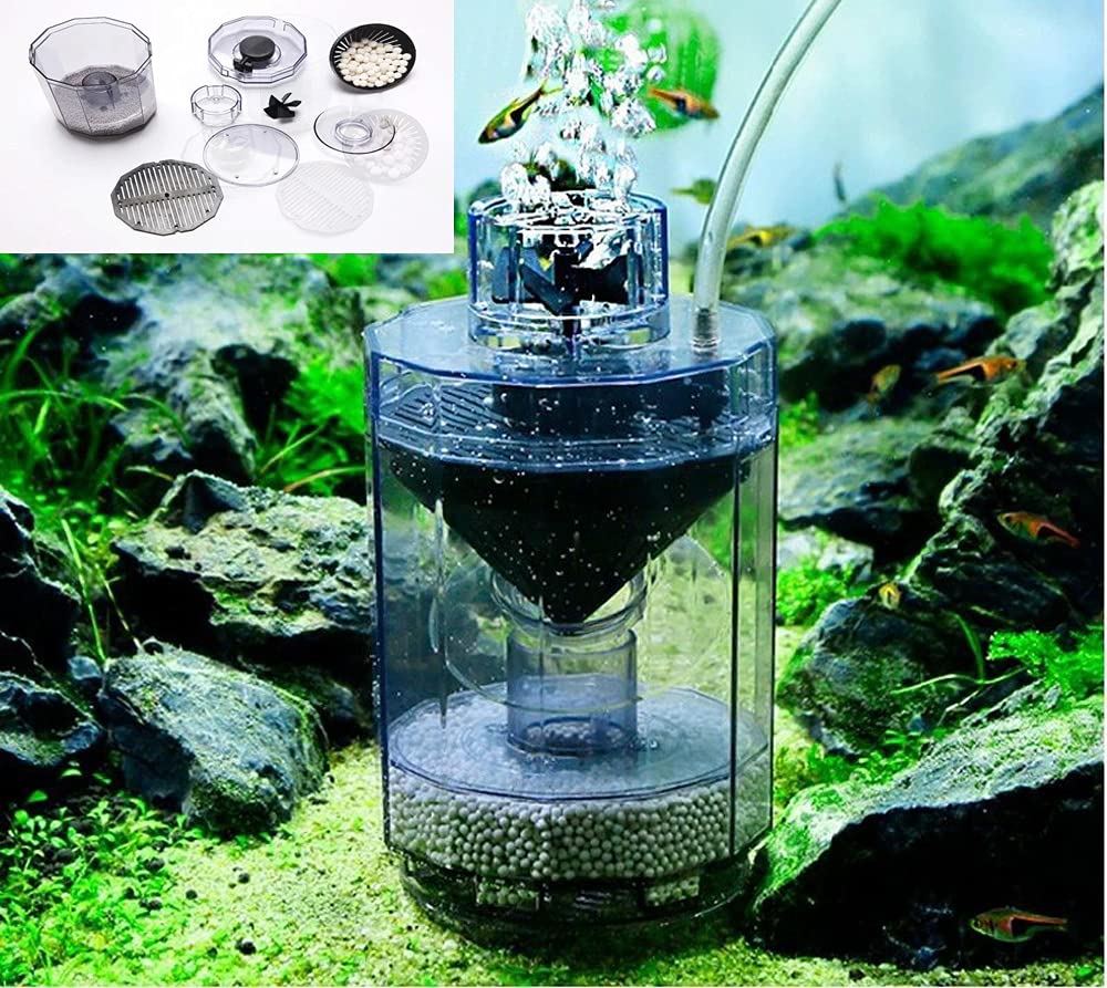 Londafish Aquarium Fish Stool Suction Collector Fish Tank Filter Accessories Fish Poop Cleaner Filters