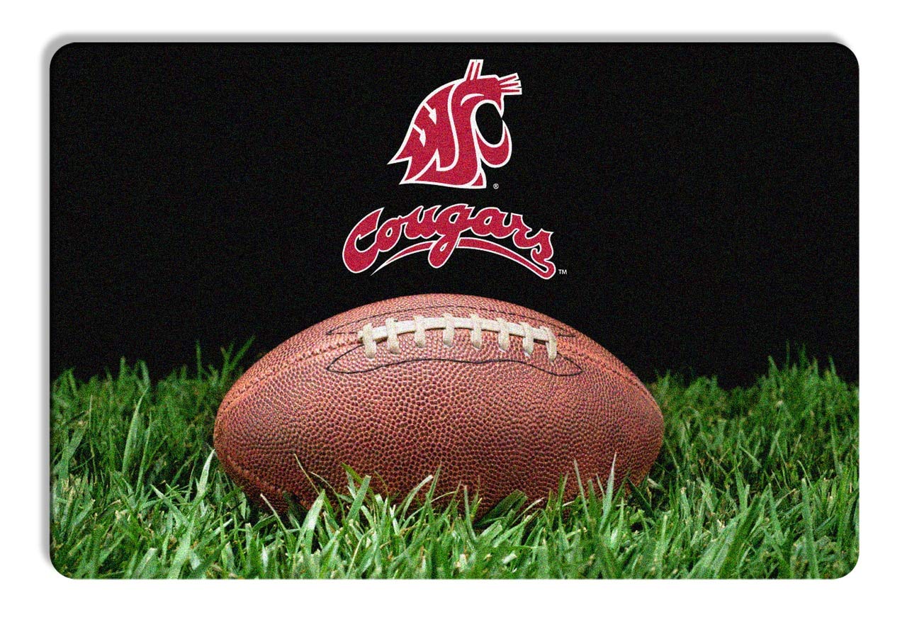 NCAA Washington State Cougars Classic Football Pet Bowl Mat, Large
