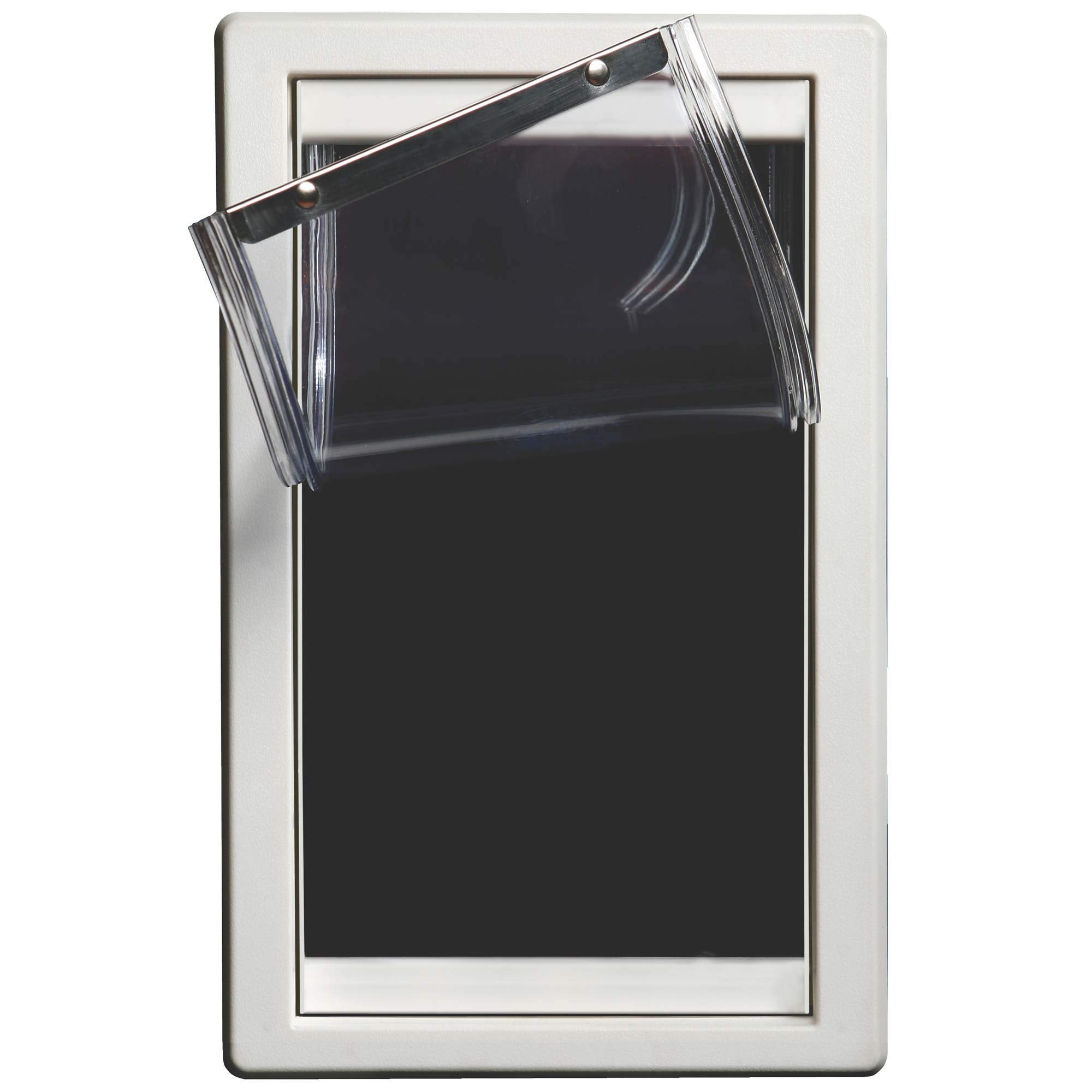 Ideal Pet Products Screen Guard Pet Door, Medium, 7' X 11.25' Flap Size, White