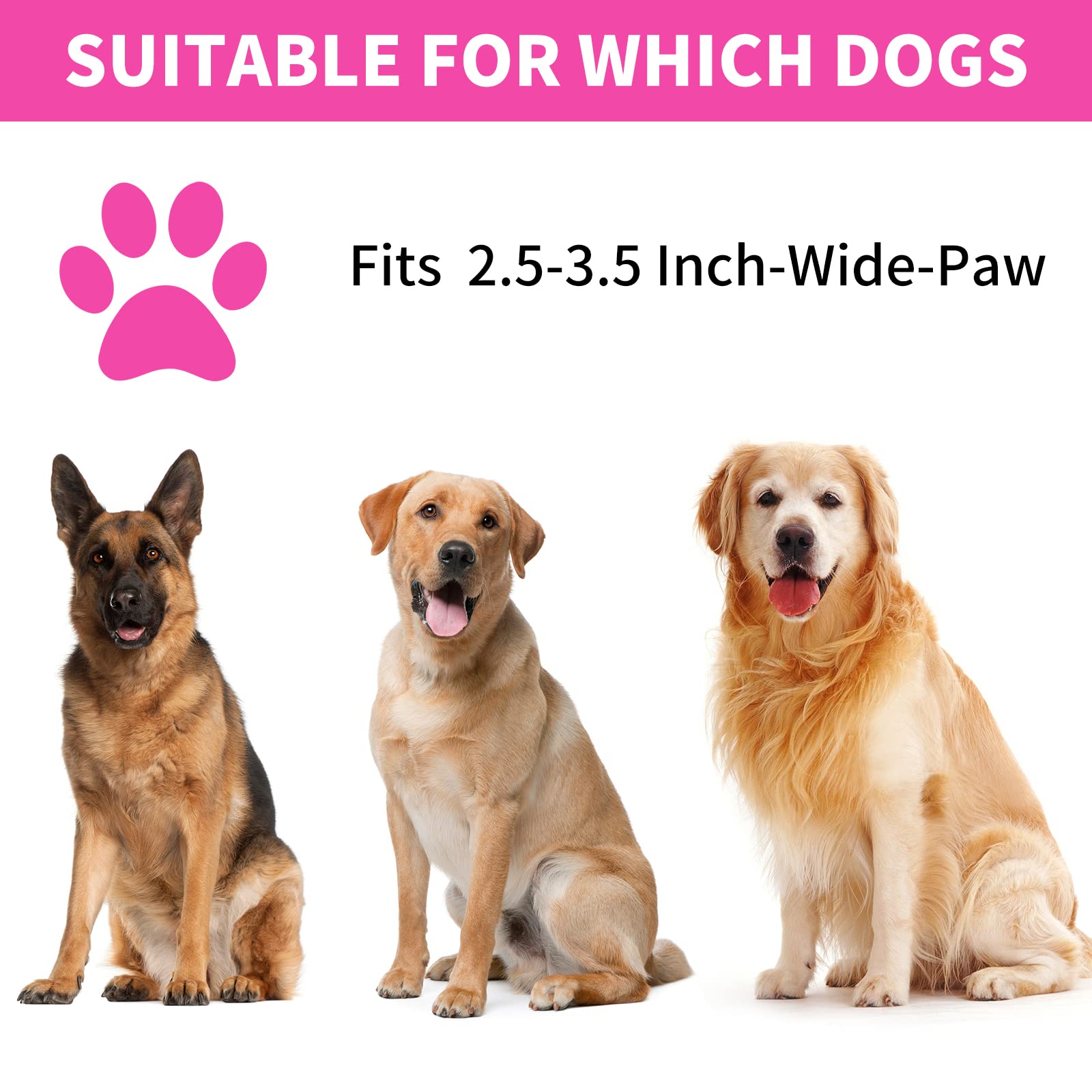 Dog Paw Cleaner Big Pink