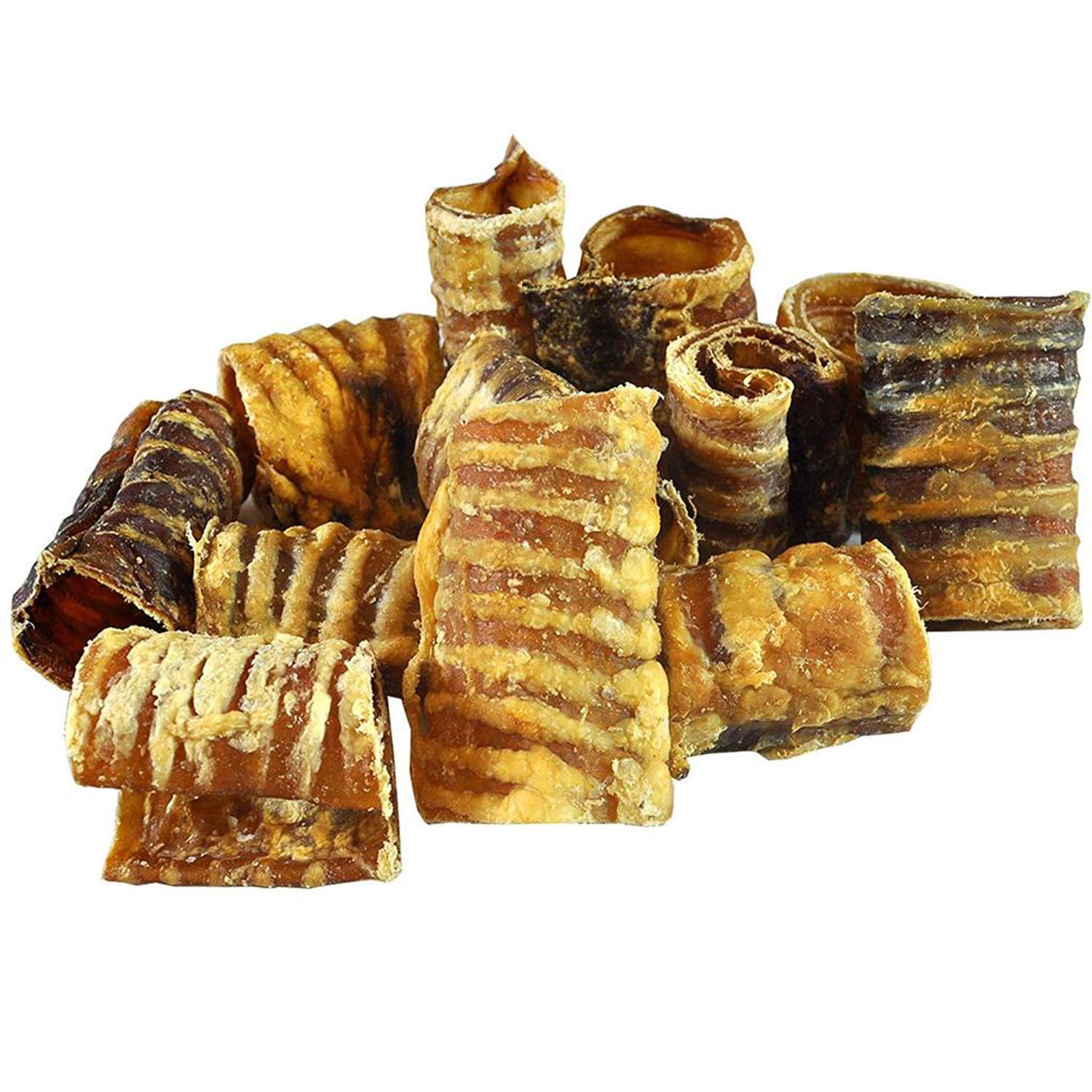Downtown Pet Supply - Beef Trachea Dog Treats - Bully Sticks Alternative - Dog Dental Treats & Rawhide-Free Dog Chews - Glucosam