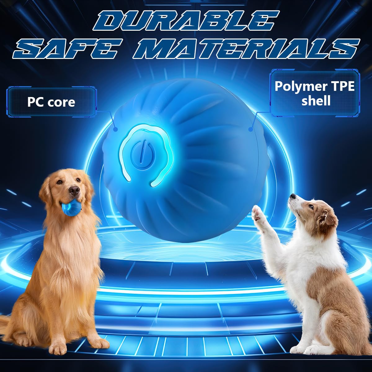 Lonniy 2Pcs Shaky Ball Toy For Dogs, 2025 New Upgrade Automatic Moving Dog Toy Balls, Usb Rechargeable Shaky Balls, Interactive