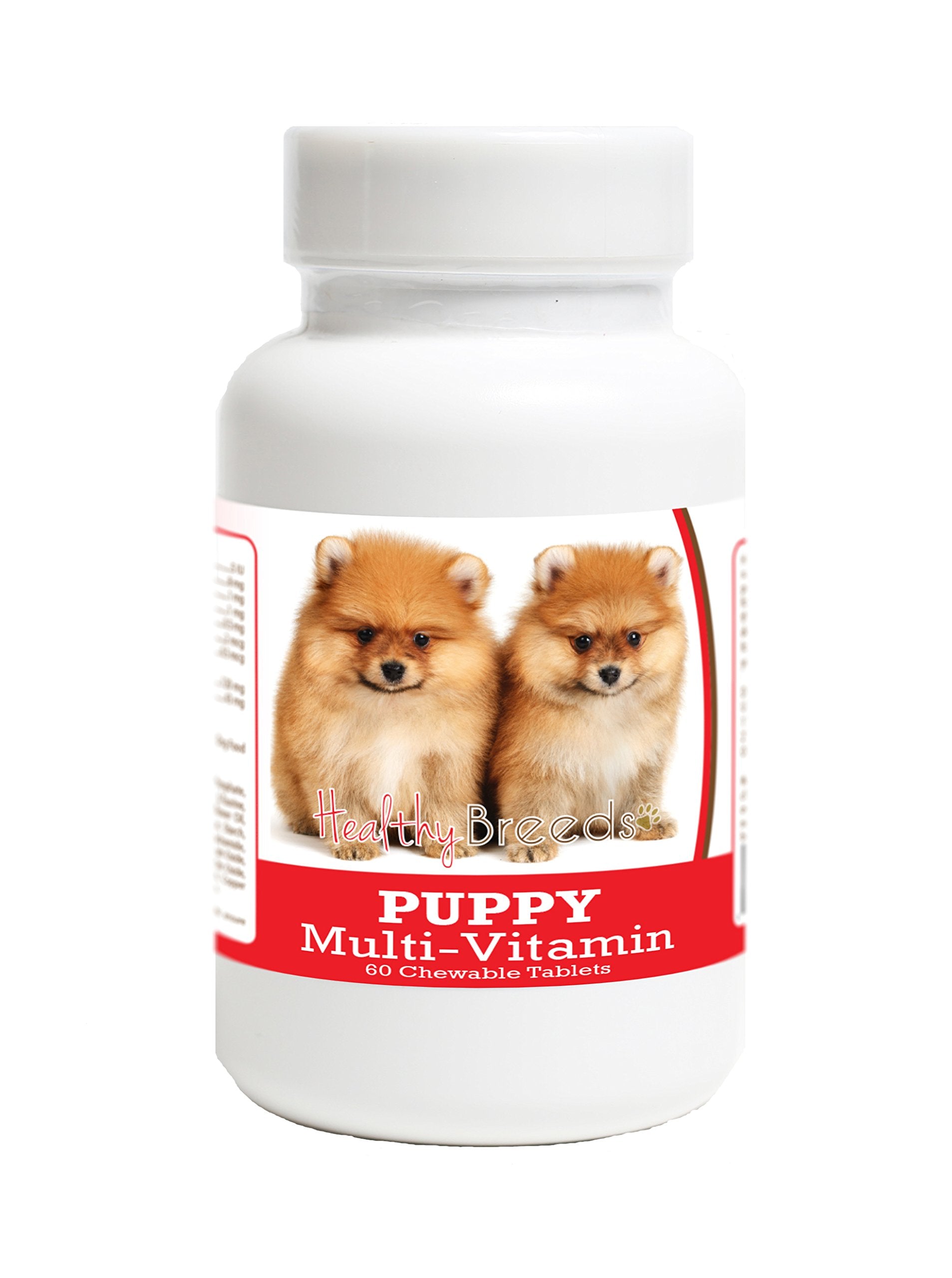 Healthy Breeds Pomeranian Puppy Dog Multivitamin Tablet 60 Count