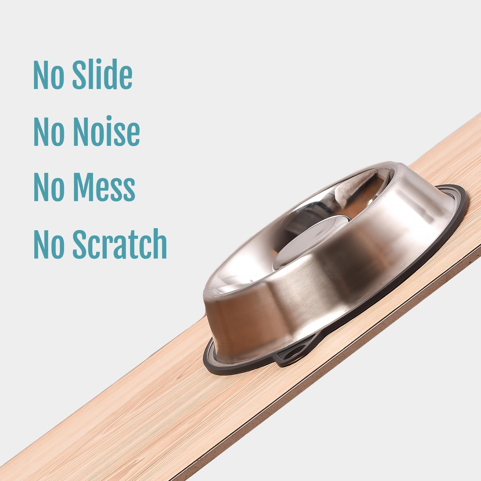 PEGGY11 Stainless Steel Slow Feeder Dog Bowl - Holds 2 Cup, for Medium Size Dogs