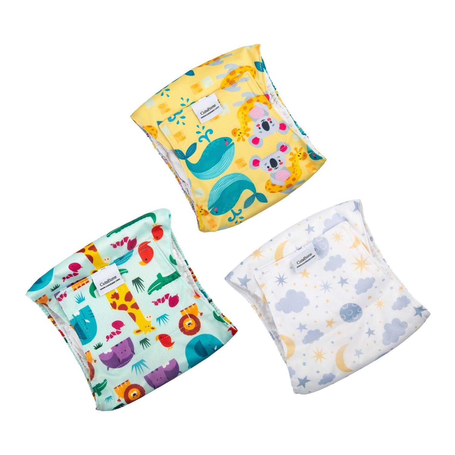 Cutebone Belly Band For Dogs Male Reusable Diapers Washable Wrap Dm36Xs