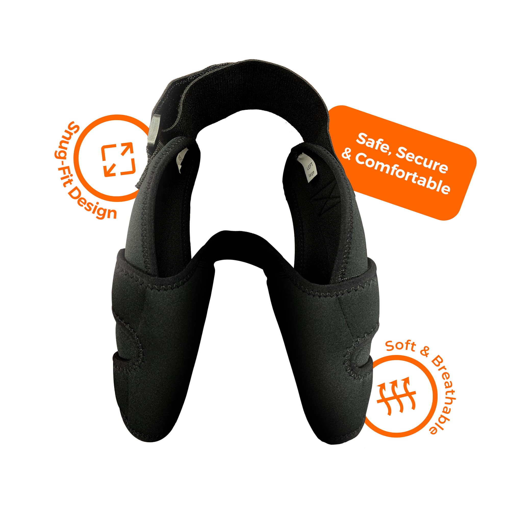 NeoAlly Dog Elbow Brace Protector Pads for Canine Elbow and Shoulder Support Elbow Hygroma, Dysplasia, Osteoarthritis, Elbow Cal