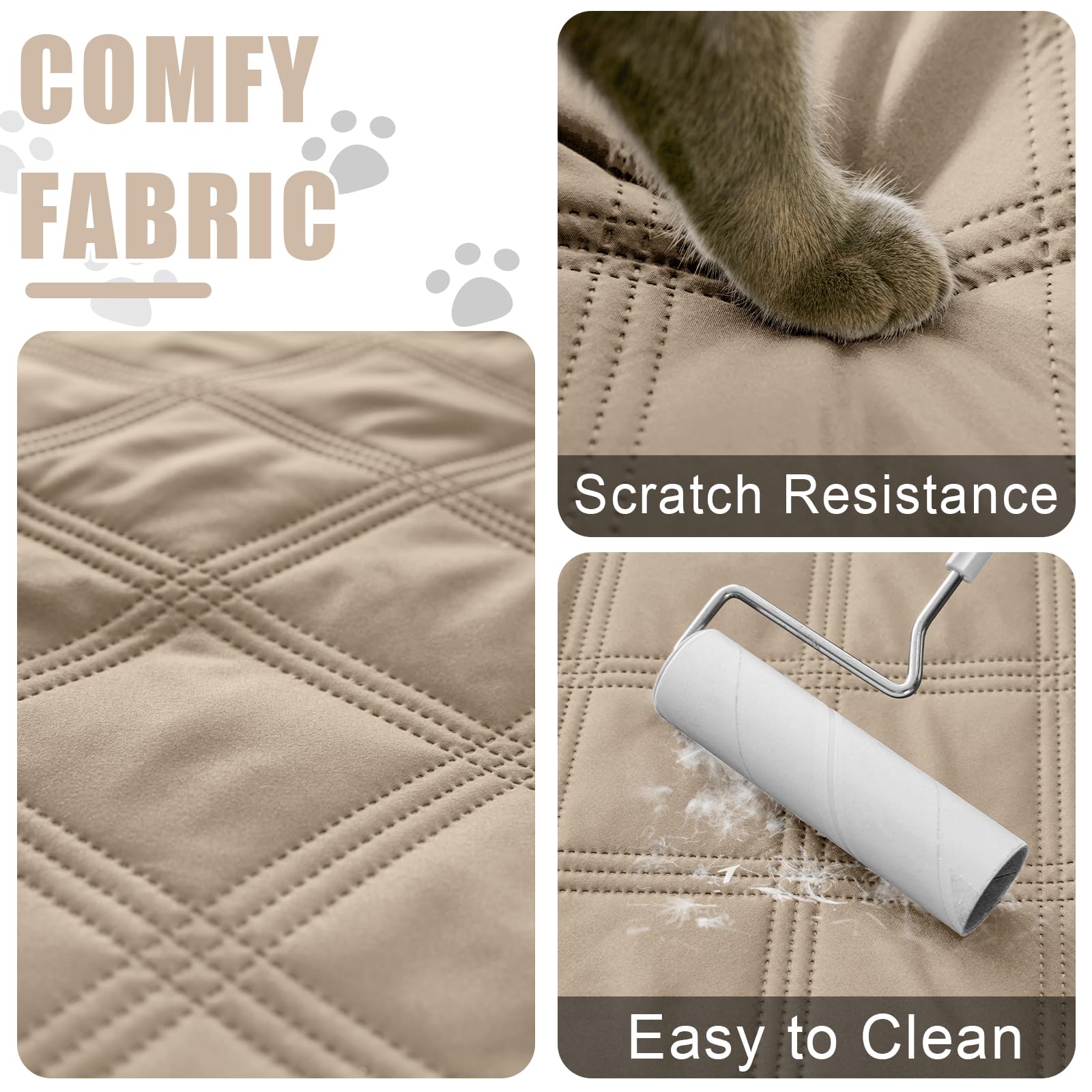 Smiry Waterproof Dog Bed Cover Blanket 40x80, Soft Reversible Pet Blanket, Washable Leakproof Cats Dogs Couch Cover for Sofa, Co
