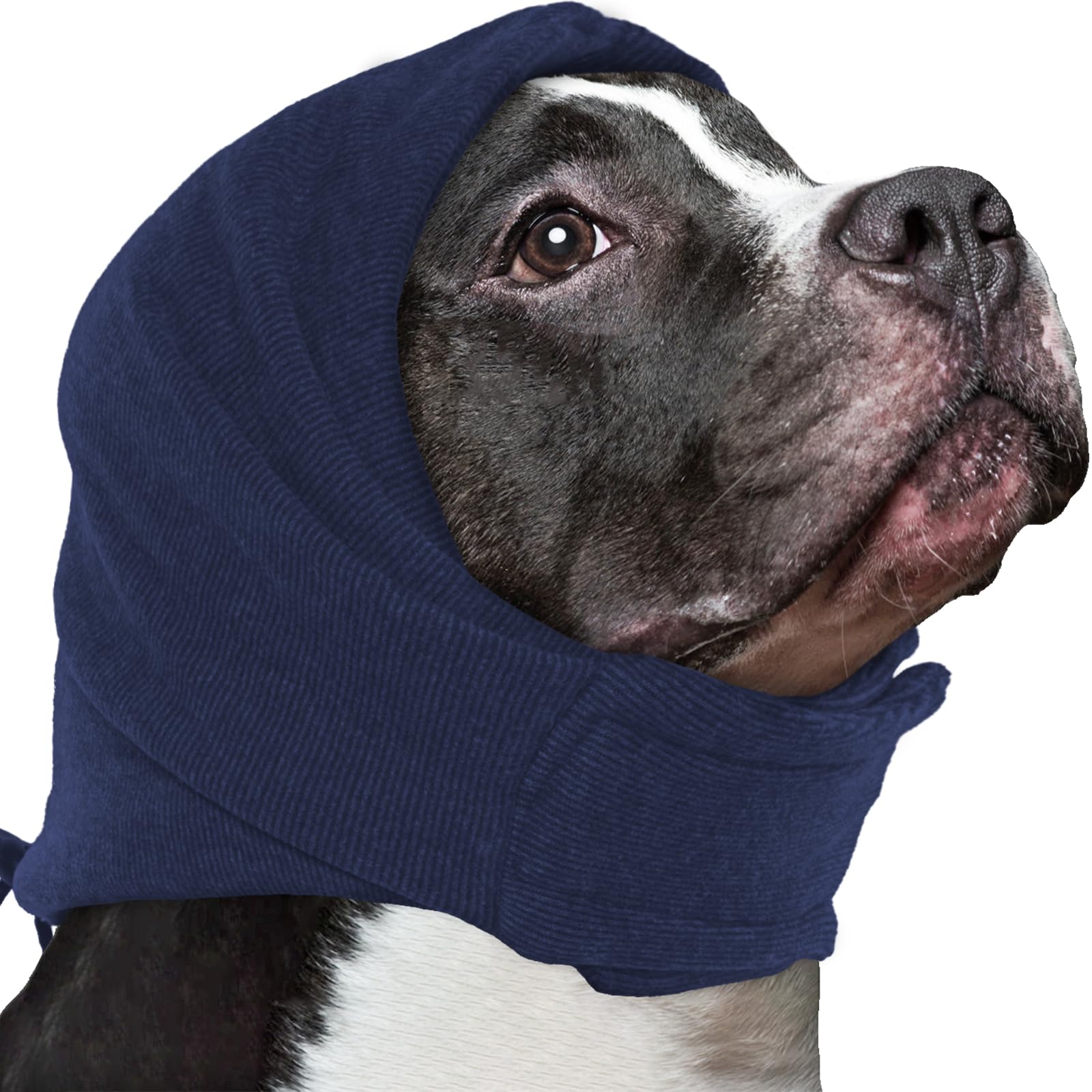 Nanaki Soft Dog Calming Hoodie Anxiety Relief Dog Ear Muffs Noise Protection Dog Ear Wrap Hematoma Fireworks Dog Ear Cover for B
