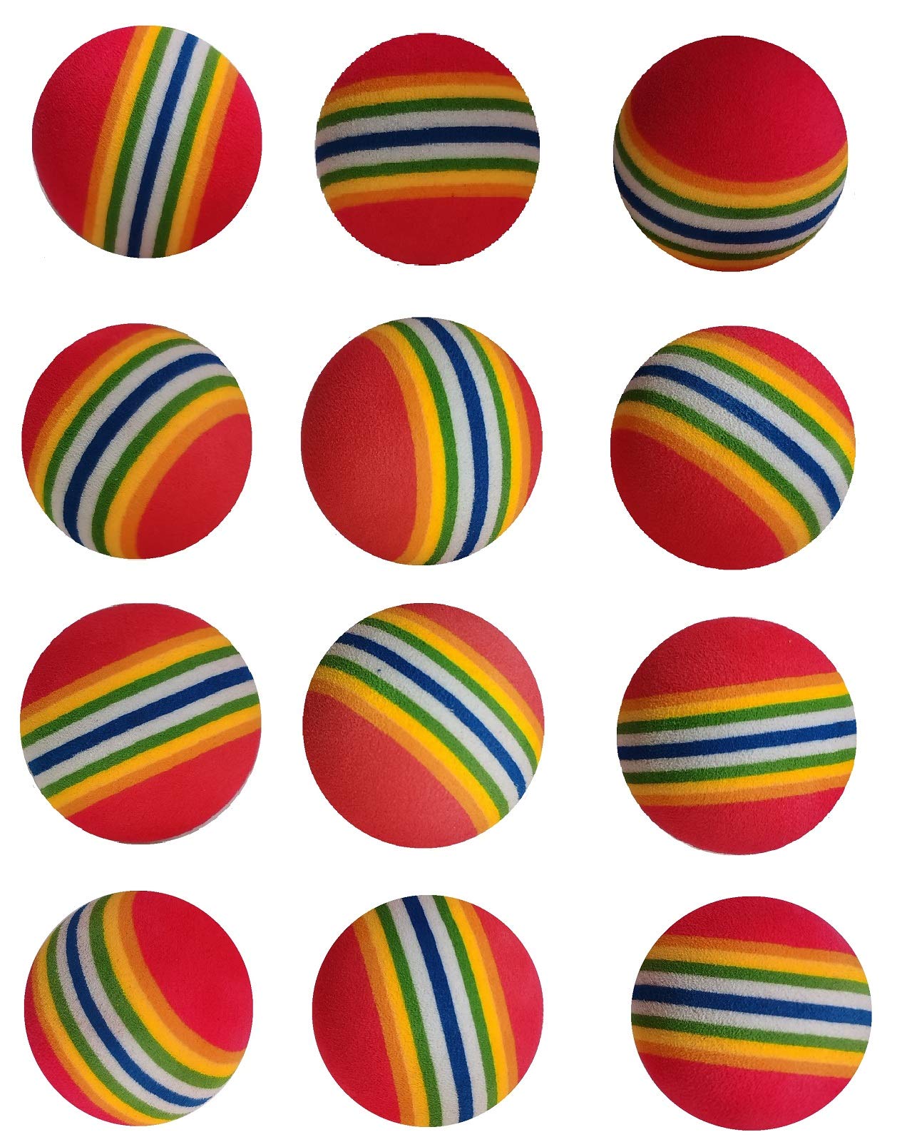 Shuyue Colorful Soft Foam Rainbow Play Balls For Pet Dog And Cat Toys (12)
