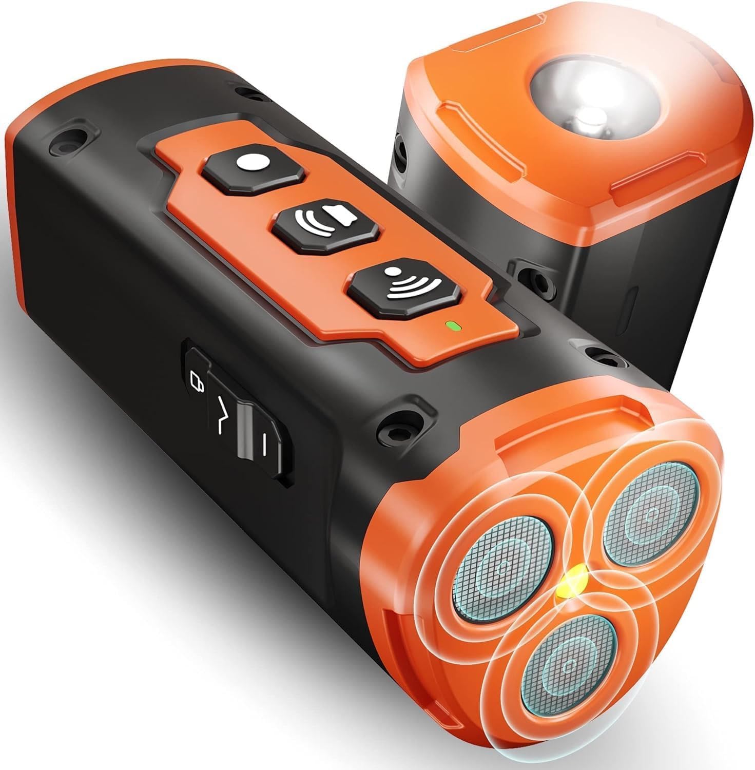 2025 NEW Upgraded Dog Bark Deterrent Devices Long Range Ultrasonic Rechargeable Anti-Barking Device Correct Your Dog s Bad Beha