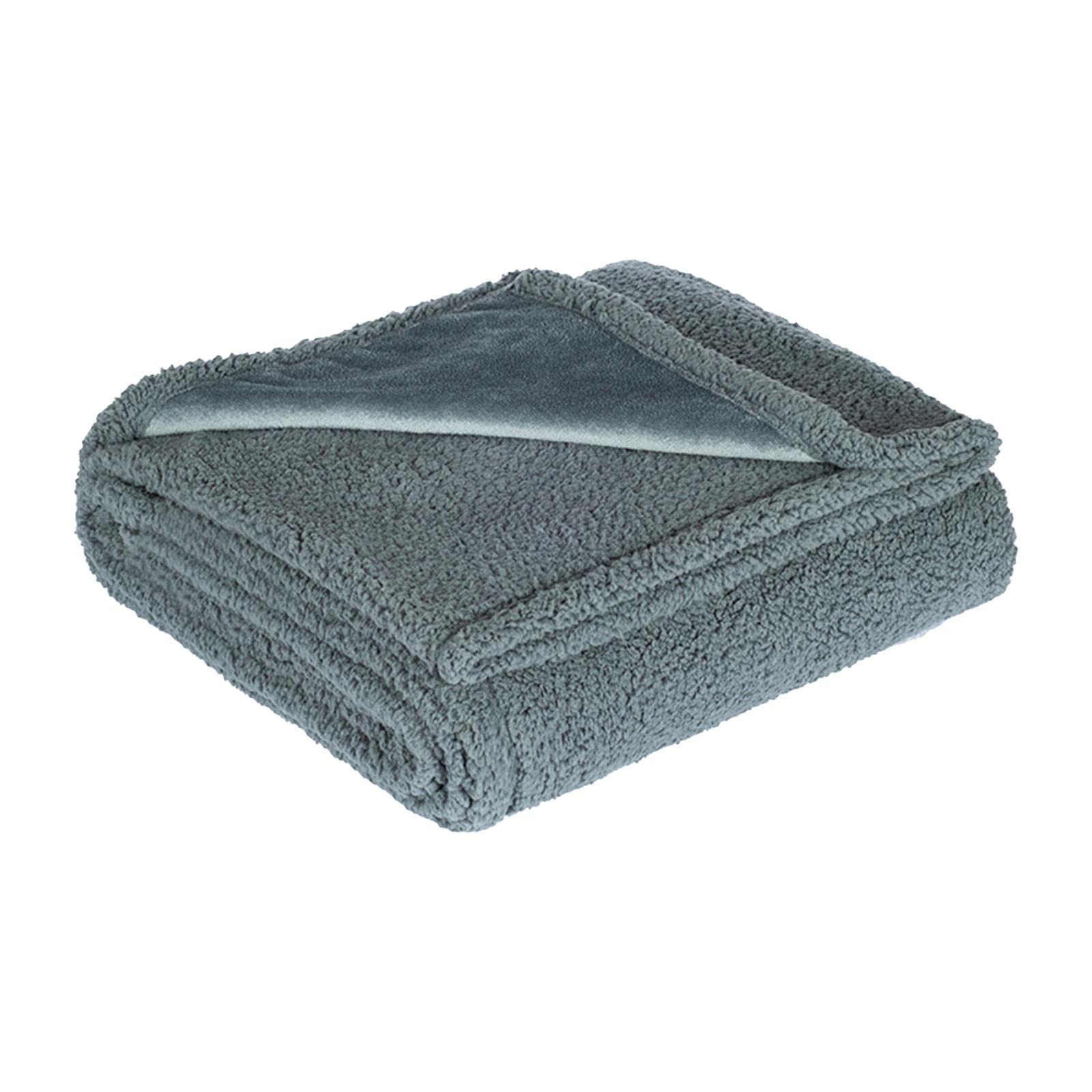 LOOM TREE Waterproof Dog Blanket Cat Blanket for Small Medium Dogs Pet Throw for Couch Gray 145Cmx165Cm