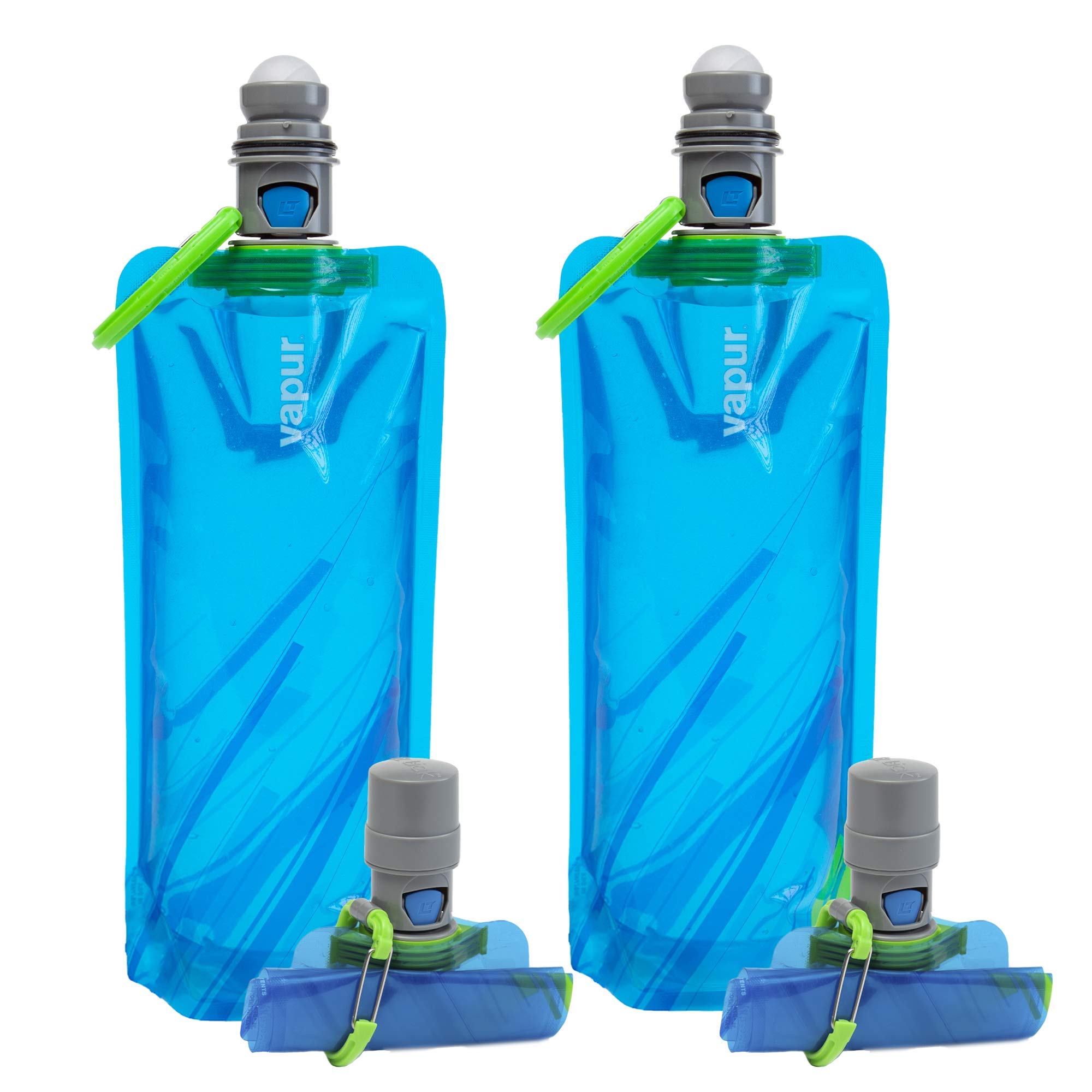 Vapur Collapsible Dog Water Bottle With Patented Lick Activated Design, Portable Hydration Water Dispenser for Walks, Hikes, and
