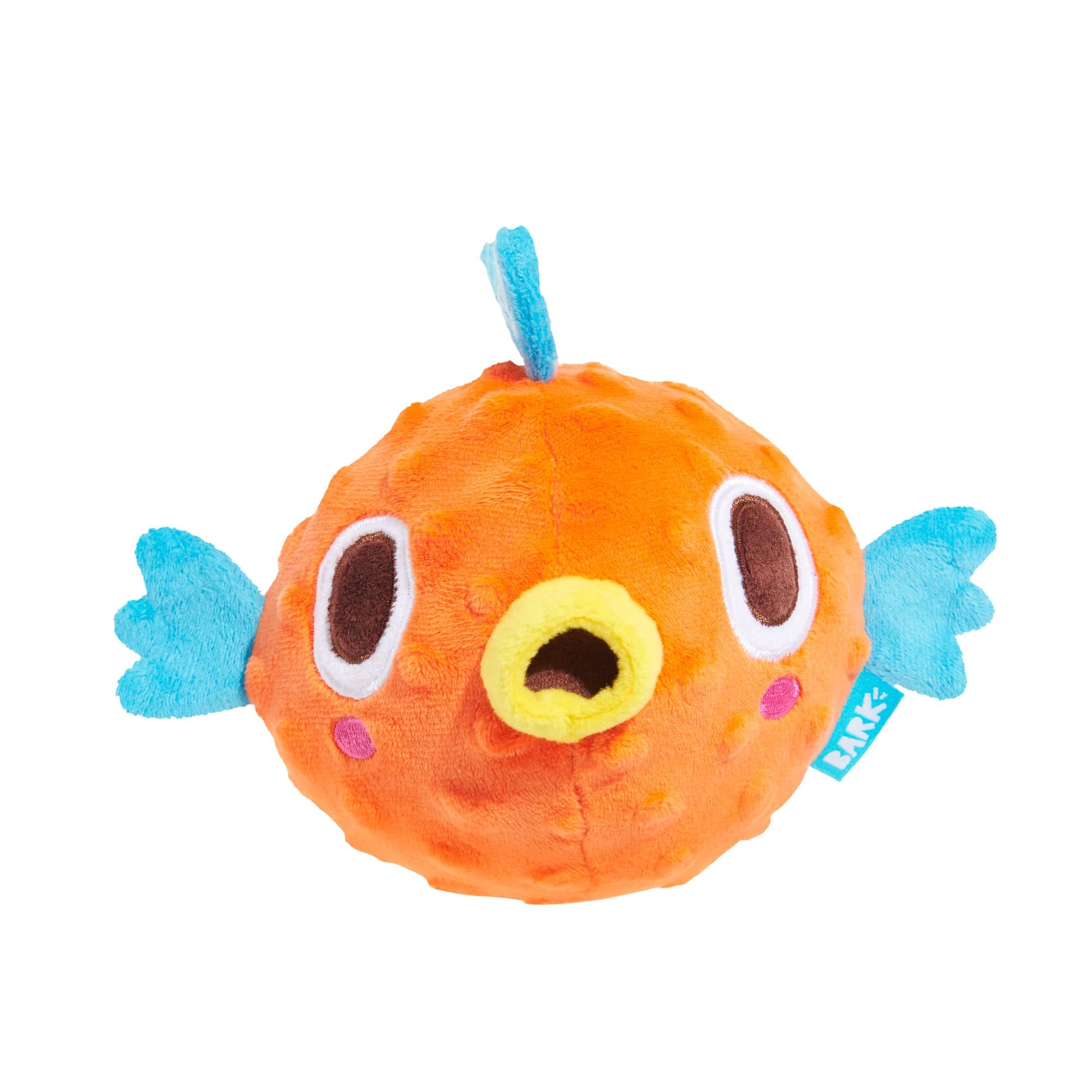 Barkbox Air Head Dog Toy - Rip & Reveal Plush Toy with Hidden Spiky Squeaker Ball, Crazy Crinkle & Fluffy Filling - Interactive 