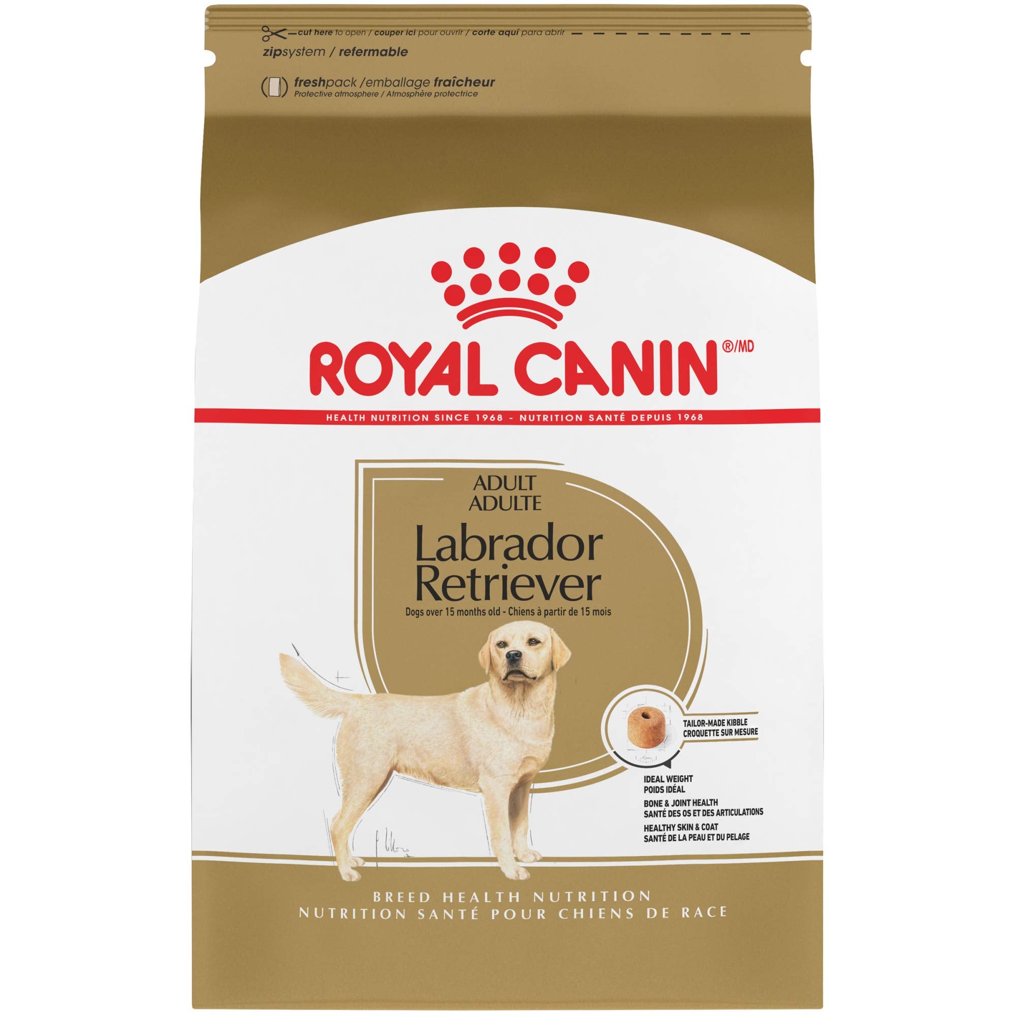 Royal Canin Breed Health Nutrition Labrador Retriever Adult Dry Dog Food, 17 lb Bag