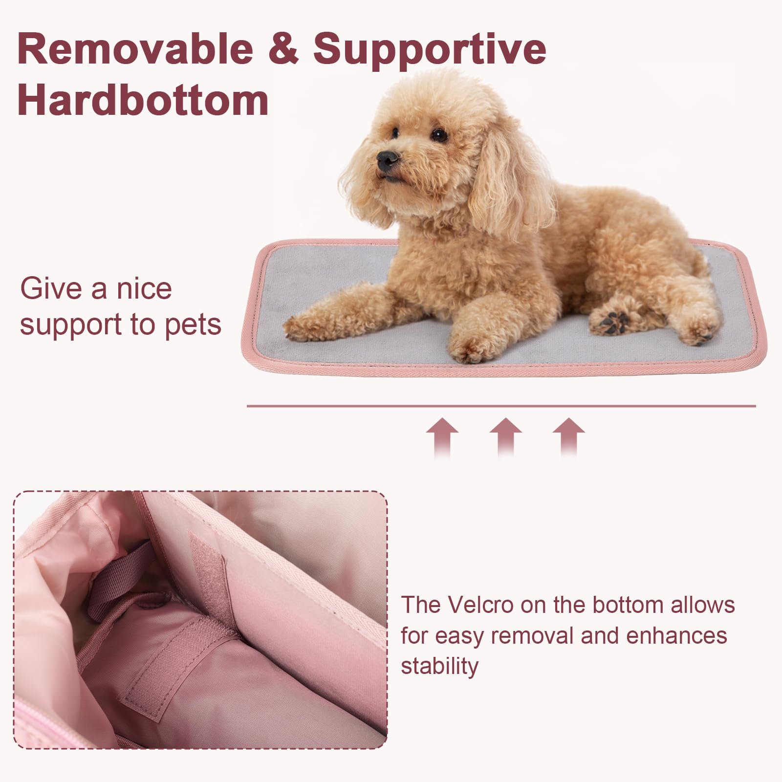 Pecute Dog Purse Carrier, Pet Carrier With Pockets For Small Dogs, Portable Small Dog Soft-Sided, Lightweight Dog And Puppies To