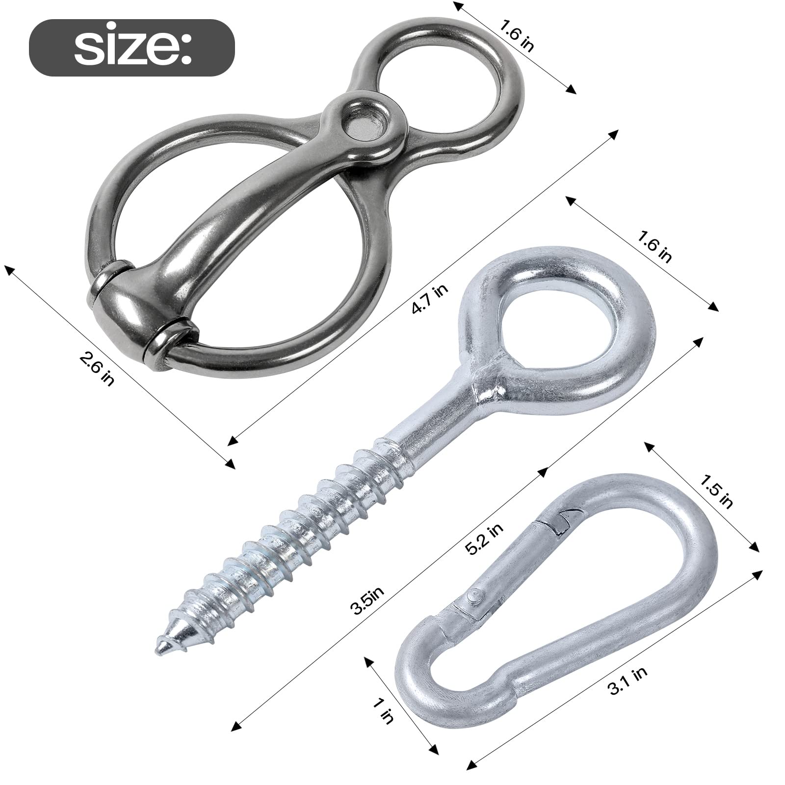 Blocker Tie Ring For Horses,Horse Tack And Supplies Horse Accessories,Horse Tie Ring Prevents Horses From Pulling Back Sturdy St