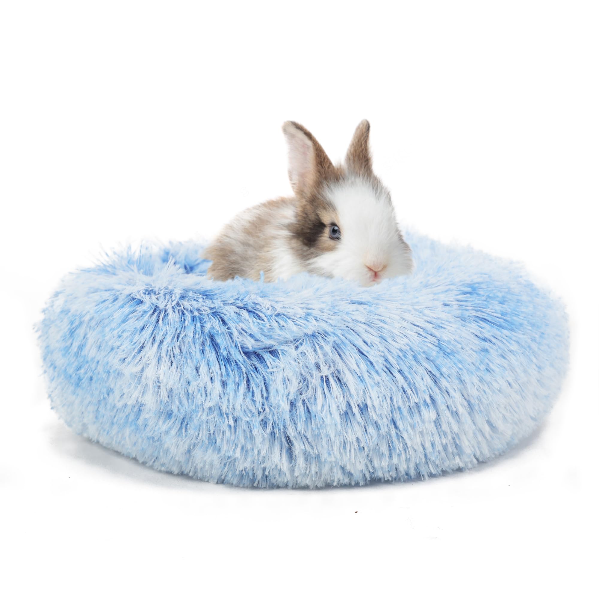 wrkfree Hamster Bed Cute Blue and White Warm Cushion for Small Animal - Comfortable Sleep Mat Pad for Guinea Pigs/Hedgehog/Squir