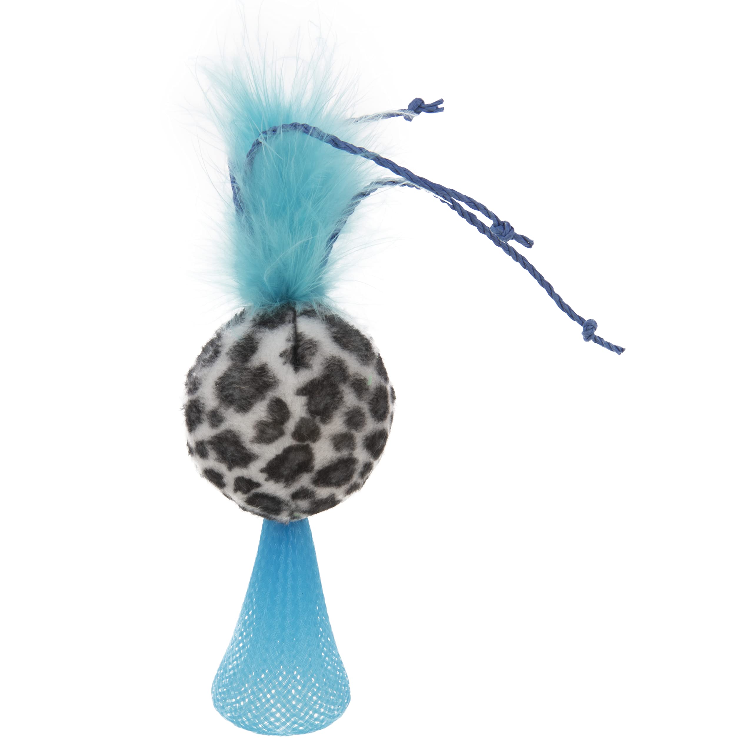 Petlinks Happynip Playful Popper Pop Up Spring Cat Toy - Blue, One Size