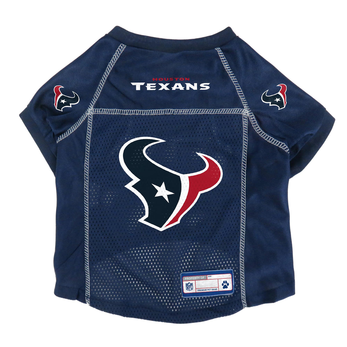 Littlearth Unisex-Adult Nfl Houston Texans Basic Pet Jersey, Team Color, X-Large