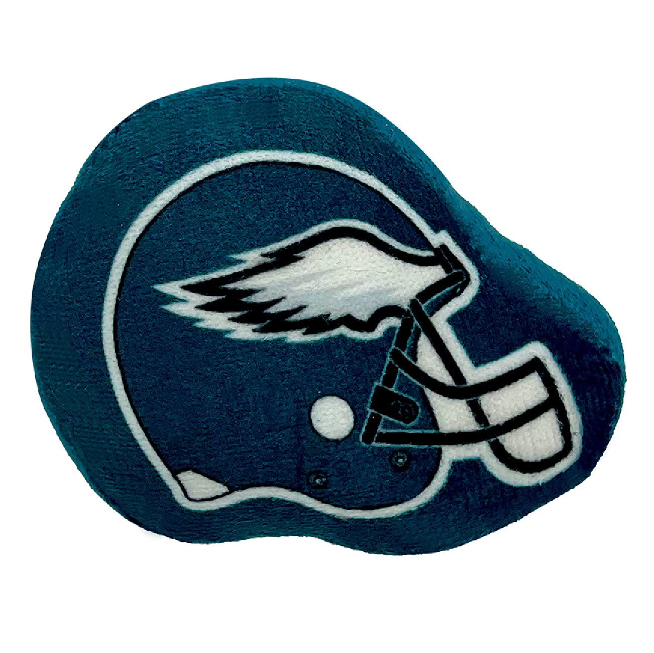 BEST PLUSH CAT TOY NFL PHILADELPHIA EAGLES Complete Set of 3 piece Cat Toys filled with Fresh Catnip. Includes: 1 Helmet Cat Toy