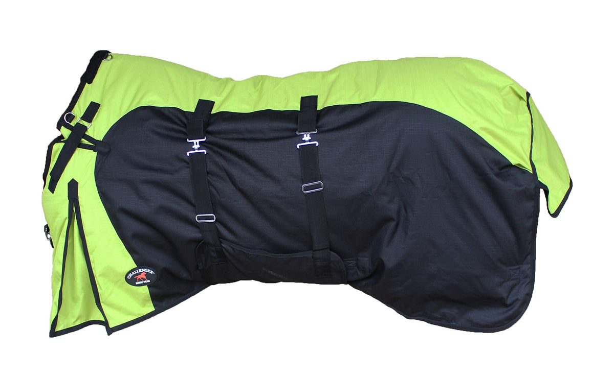 Challenger 66' 1200D Turnout Waterproof Rain Horse Sheet Light Winter Blanket 381Lg