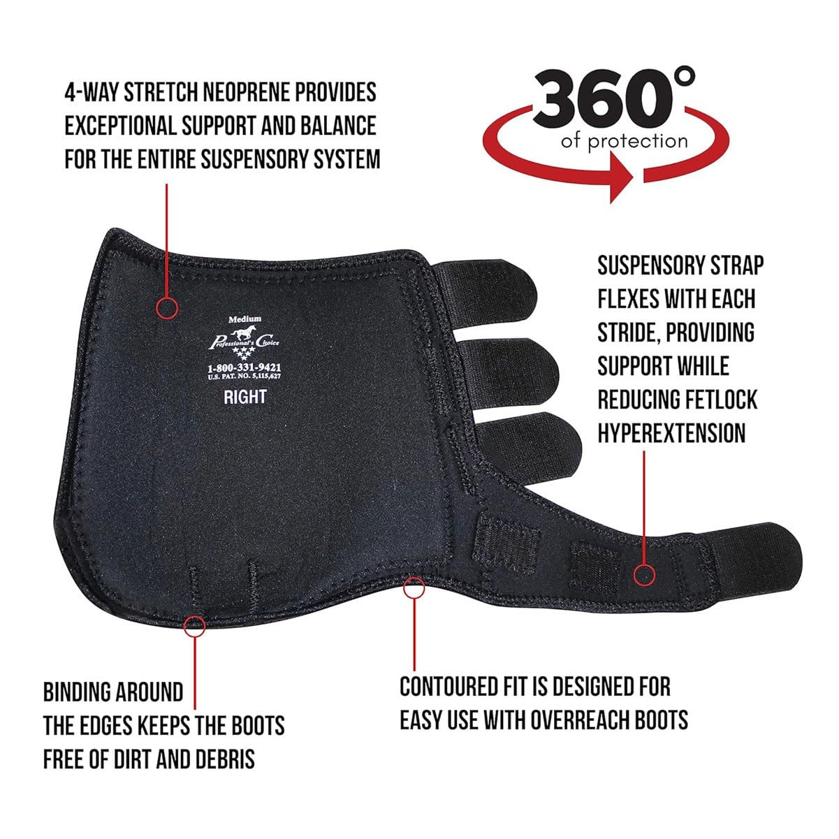 Professional'S Choice Smb-3 Sports Medicine Boot | 360 Degrees Of Impact Protection | Support For The Suspensory System | Sold I