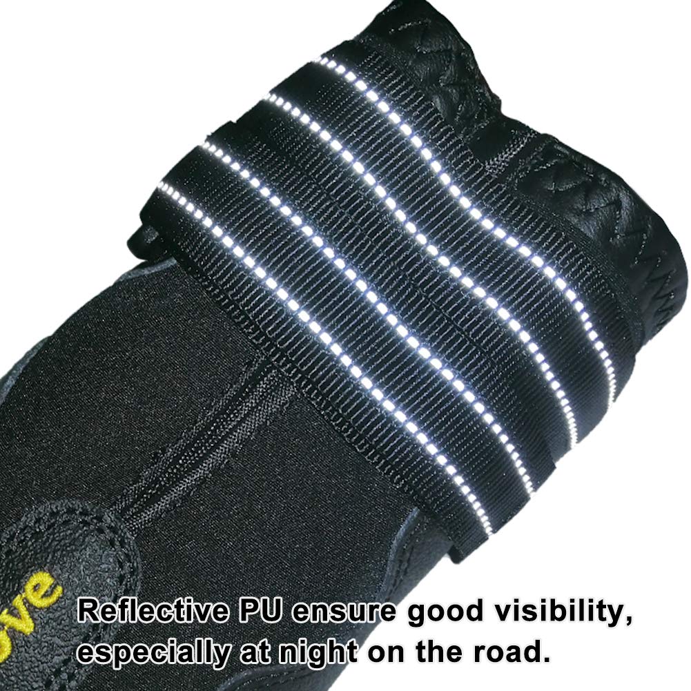 Mokcci Truelove Dog Boots Waterproof Dog Shoes With Reflective Straps For Small Medium Large
