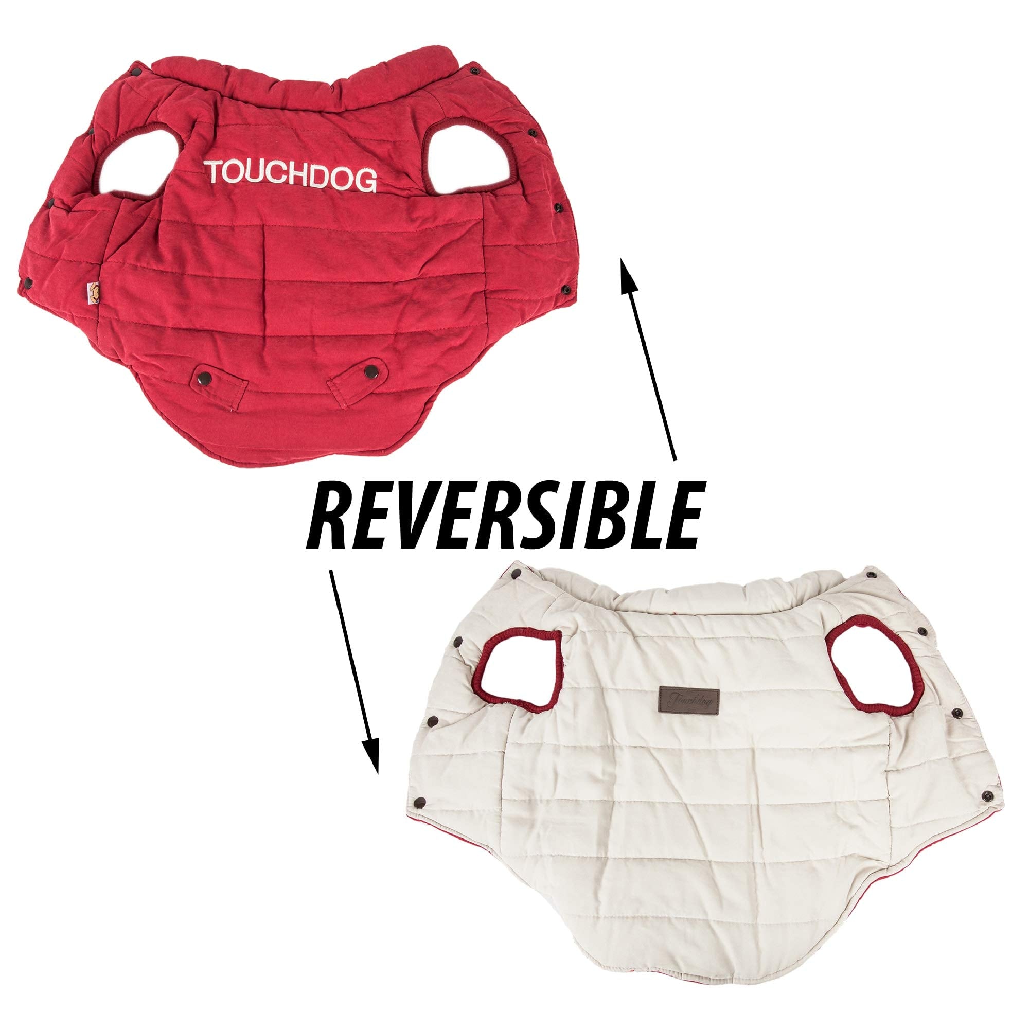 Touchdog Waggin Swag Reversible Insulated Pet Coat