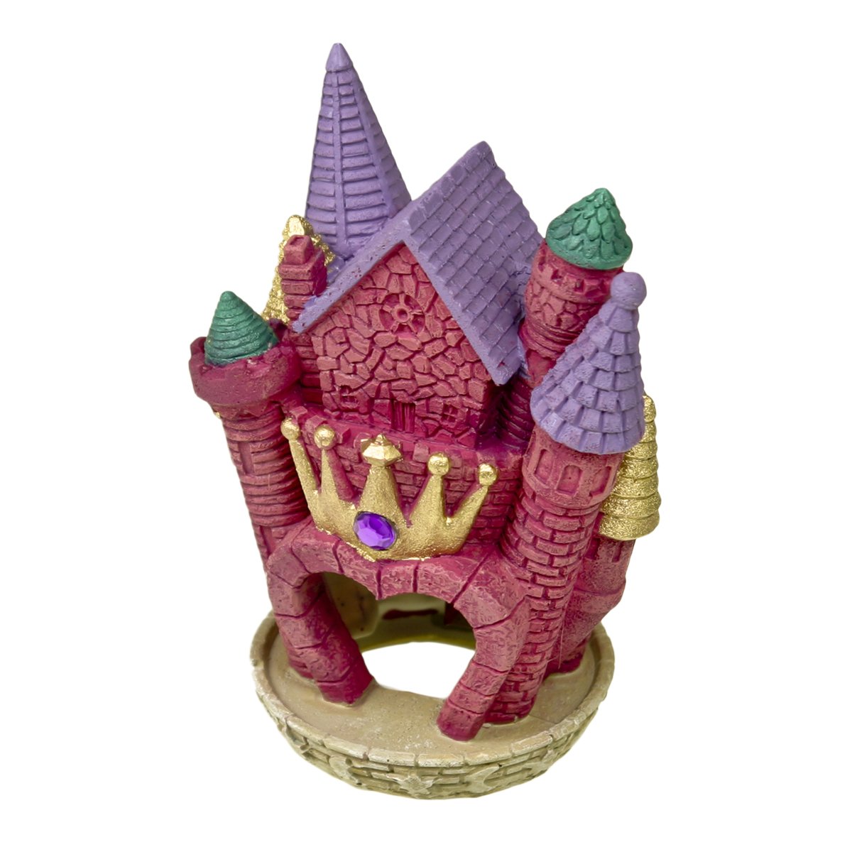 Blue Ribbon Ee-144 Princess Castle Exotic Environments Aquarium Ornament 3.75'L X 2.75'W X 5'H