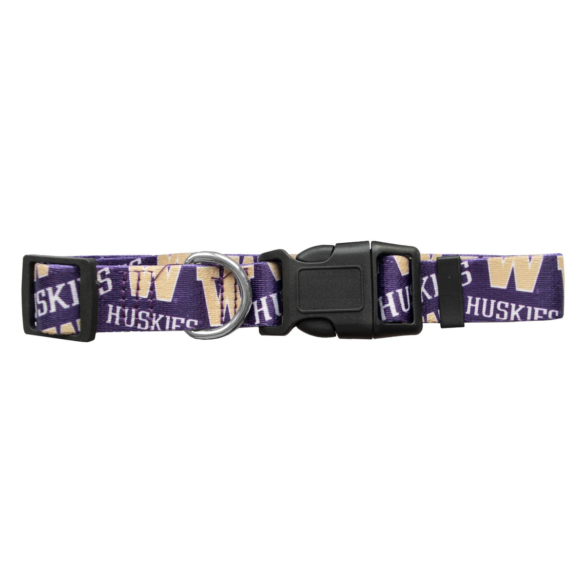 Littlearth Unisex-Adult Ncaa Washington Huskies Pet Collar, Team Color, Medium