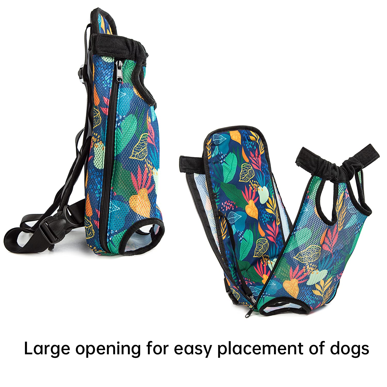 Pet Dog Carrier Backpack Legs Out Adjustable Pet Front Cat Backpack Carrier Travel Bag for Traveling Hiking Camping for Small Me