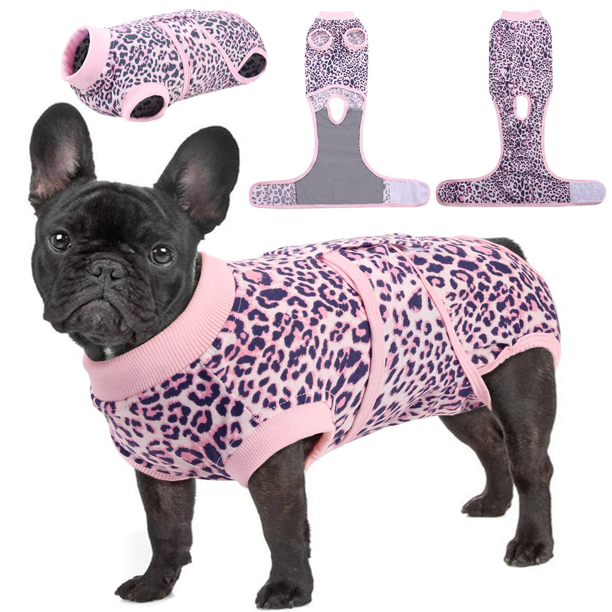 Kuoser Dog Surgery Recovery Suit, Recovery Suit For Female Male Dogs, Dog Onesie After Surgery Spay Neuter, Anti-Licking Pet Sur