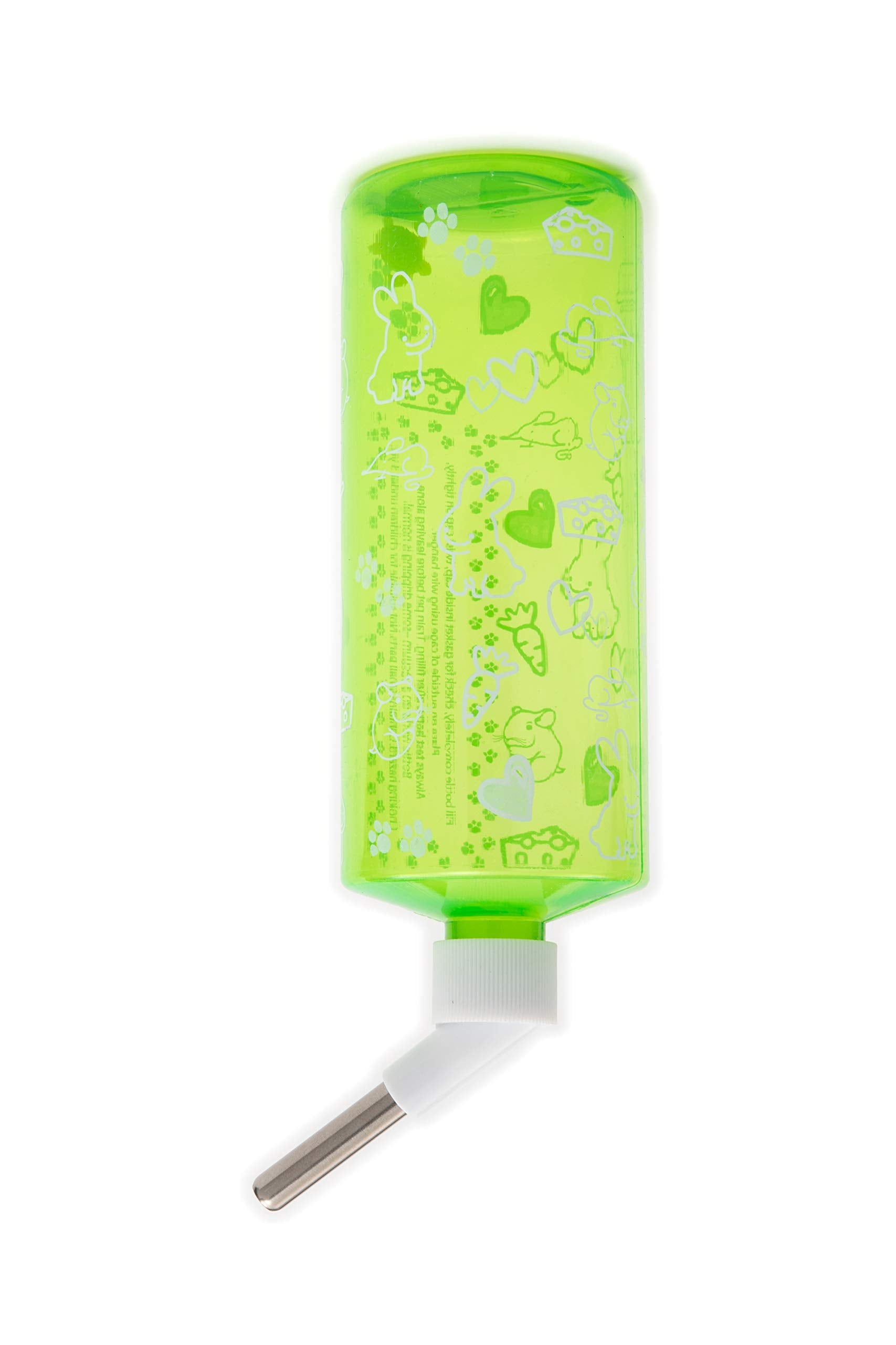 Lixit Critter Bright Water Bottles For Hamsters, Rabbits, Chinchillas, Ferrets, Guinea Pigs And Other Small Animals (32 Ounce, Assorted Colors Pack Of 1)