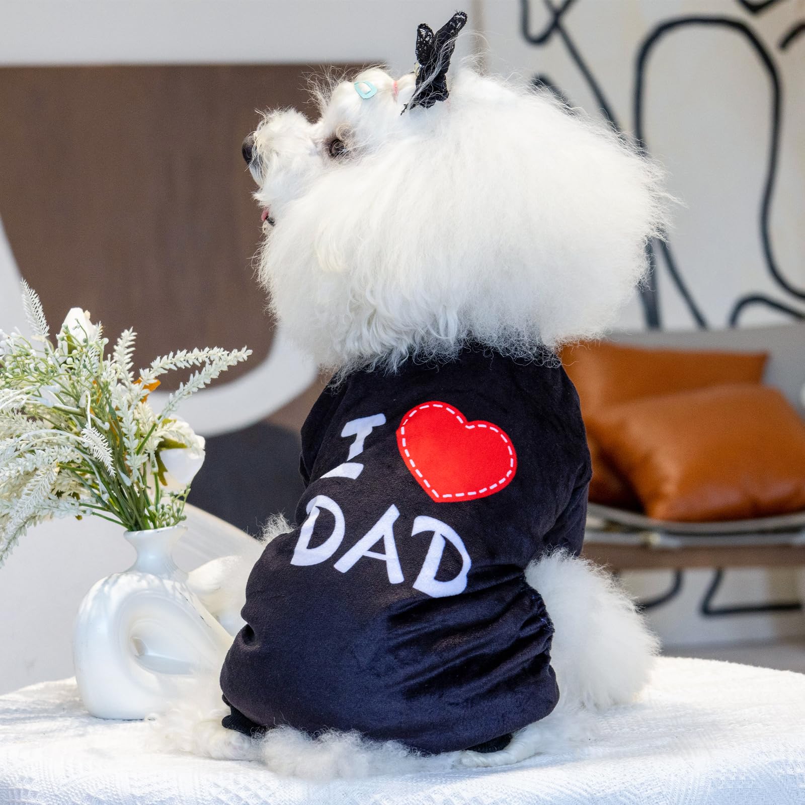 Cutebone Dog Halloween Pajamas Puppy Onesies Christmas Small Dogs Soft Pjs Coat Cat Apparel Comfy Pet Clothes Outfit Doggie Bodysuit P296L