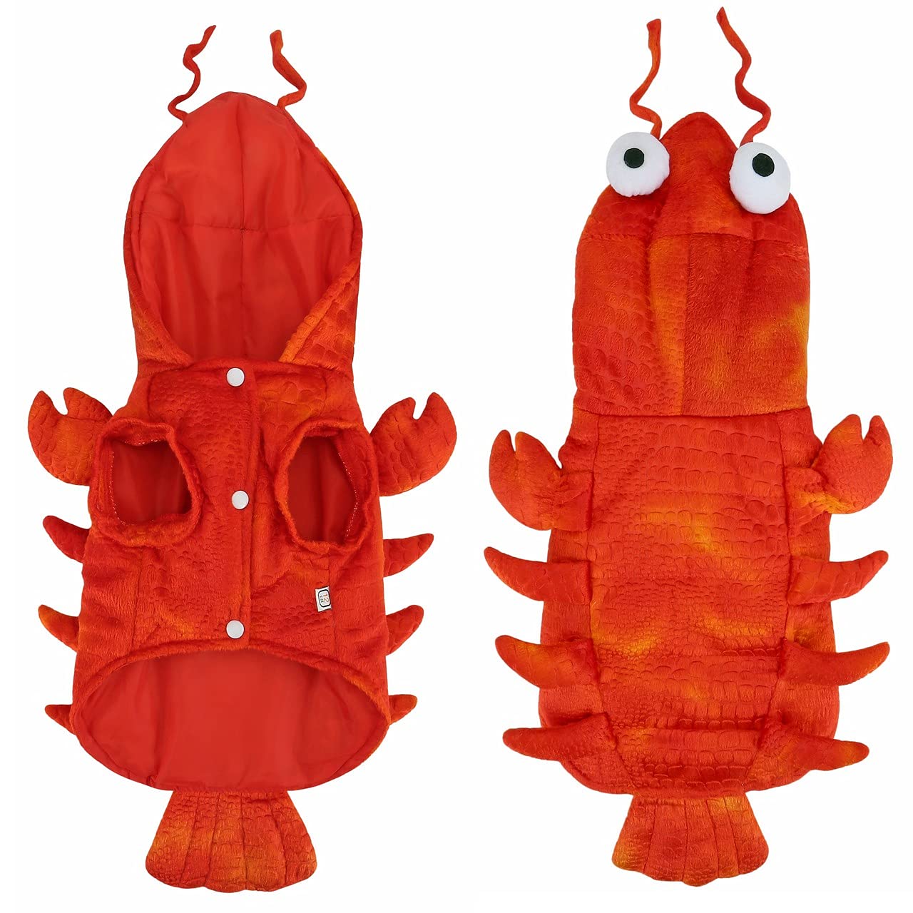 Dog Lobster Costume Pet Halloween Christmas Cosplay Costumes Funny Puppy Cat Winter Coat Hoodie Outfits Sweater Clothes (S)