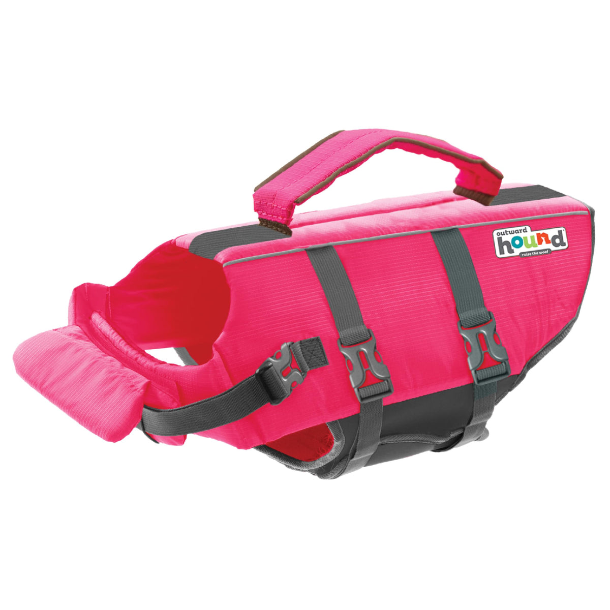 Outward Hound Granby Splash Dog Life Jacket, High-Buoyancy Dog Life Vest For Swimming, Boating, And Water Safety, Xs, Pink