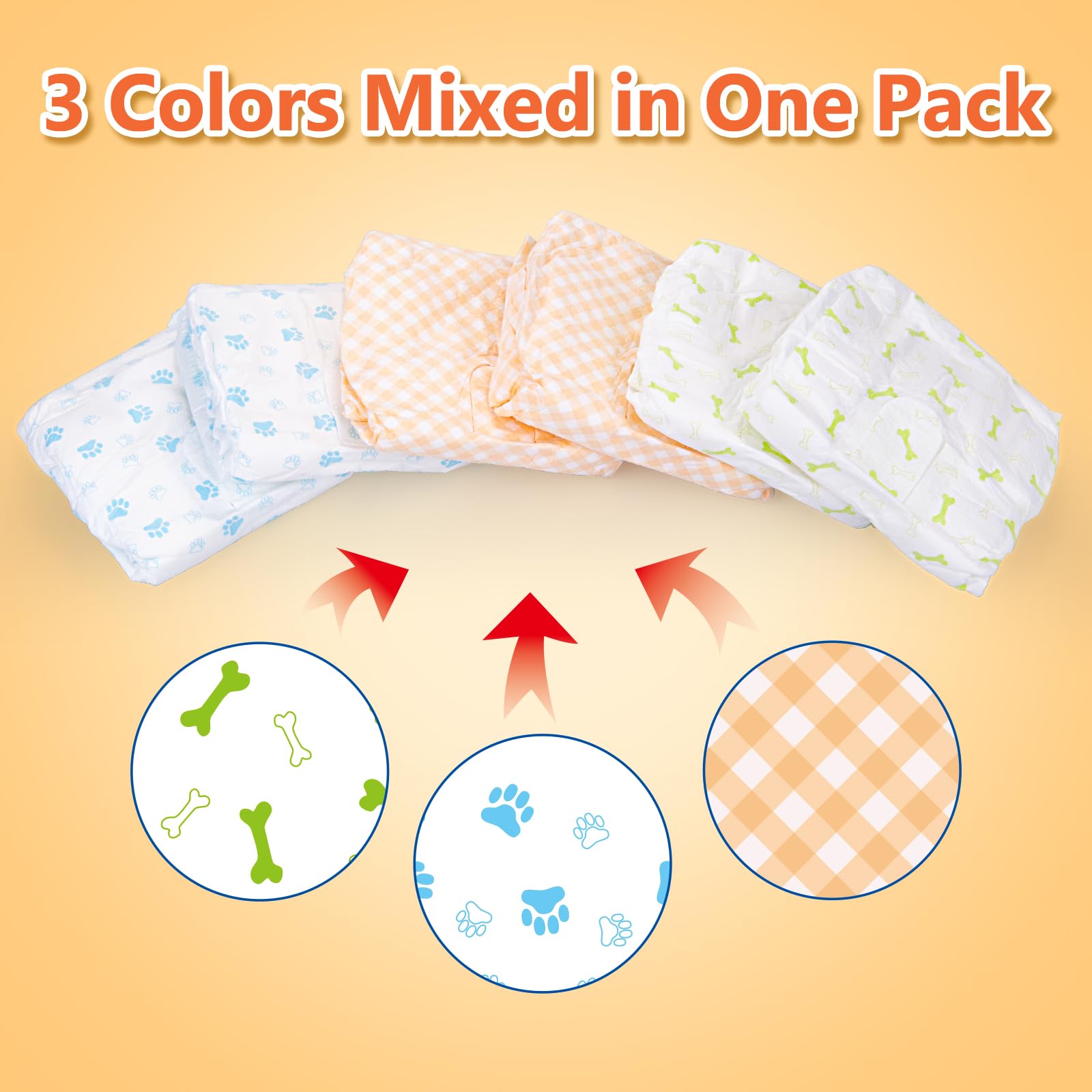 Pet Soft Dog Diapers Female - Disposable Puppy Diapers, Cat Diapers 36Pcs Xsmall