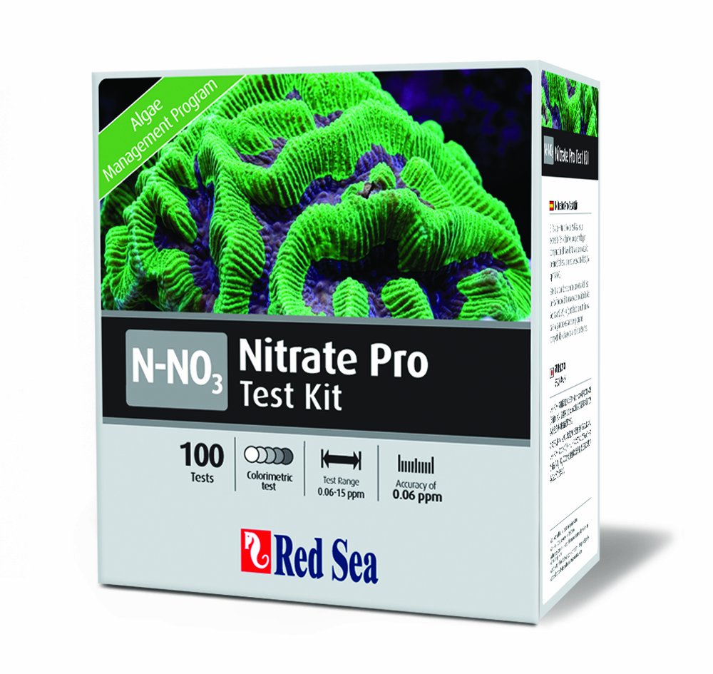 Red Sea Fish Pharm Are21420 Saltwater Nitrate Pro Test Kit For Aquarium, 100 Tests