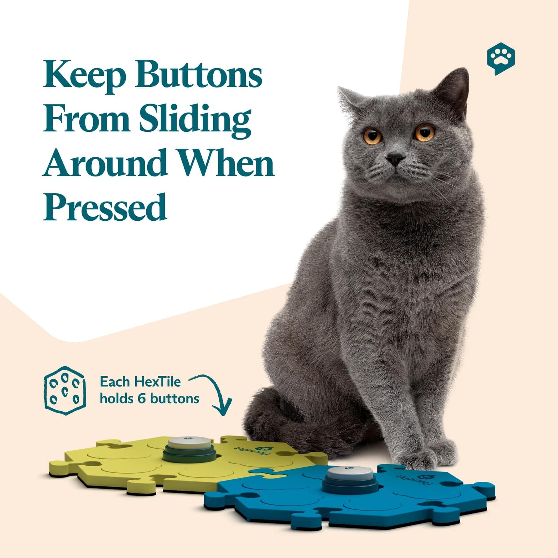 Fluentpet Sound Button Tester Kit - Dog Buttons For Communication - Compact Talking Buttons For Dogs And Cats - Dog Talking Butt