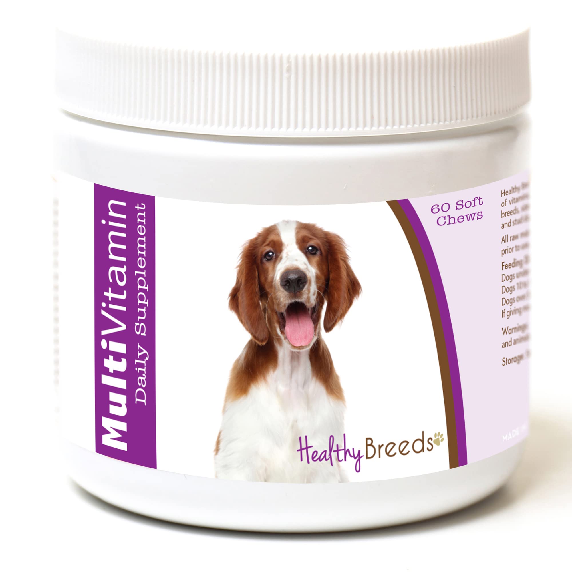 Healthy Breeds Welsh Springer Spaniel Multi-Vitamin Soft Chews 60 Count