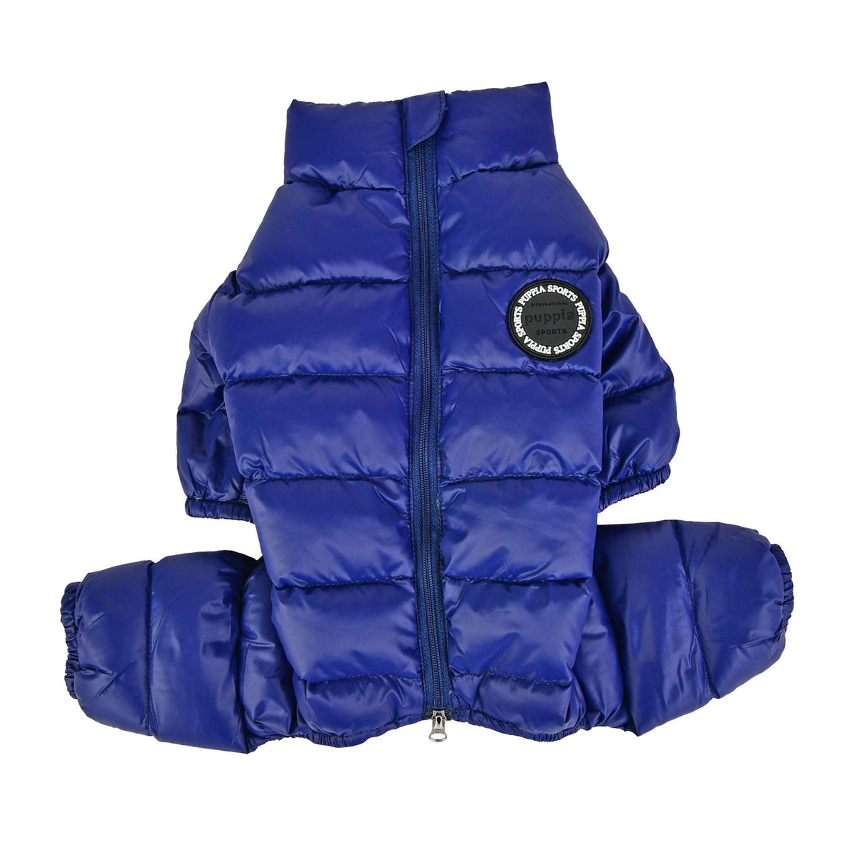 Puppia Winter Ultralight Dog Jumpsuit A Waterproof Warmth For Cold Weather Zipper Closure For Small And Medium Dogs, Navy, Small